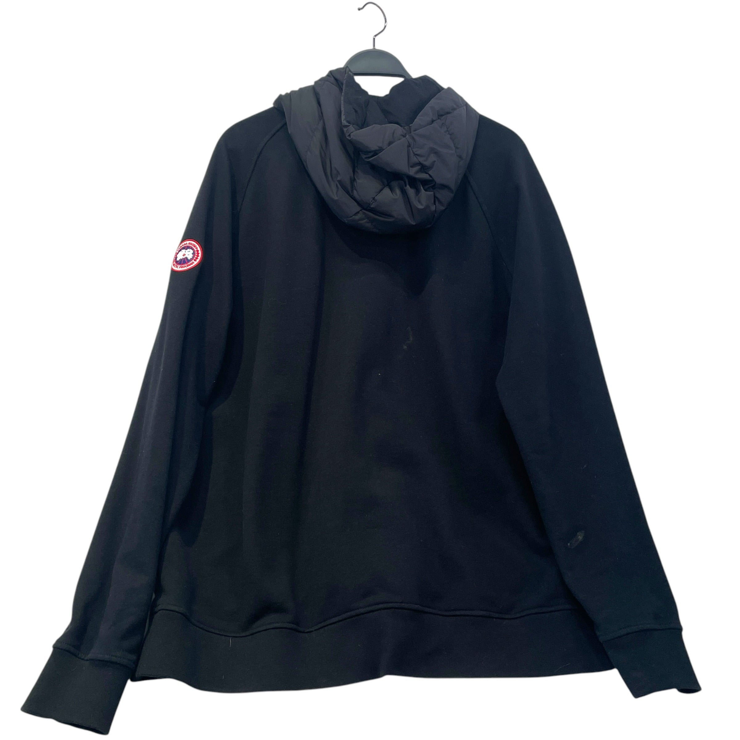 CANADA GOOSE/Zip Up Hoodie/XXL/Cotton/BLK/zip-up puffer hoodie view 2