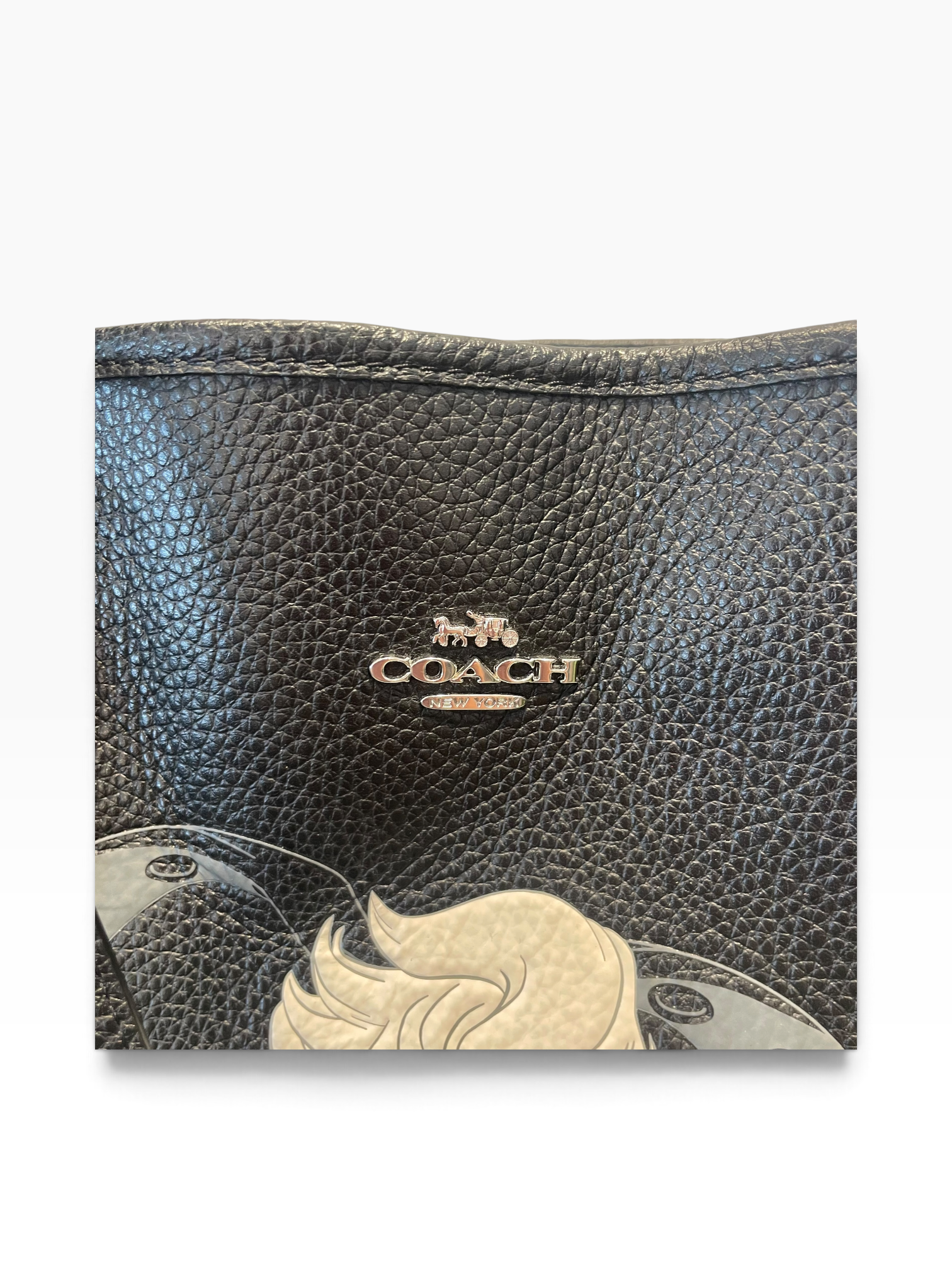 COACH/Tote Bag/Leather/BLK/Disney x Coach Ursula Motif view 5