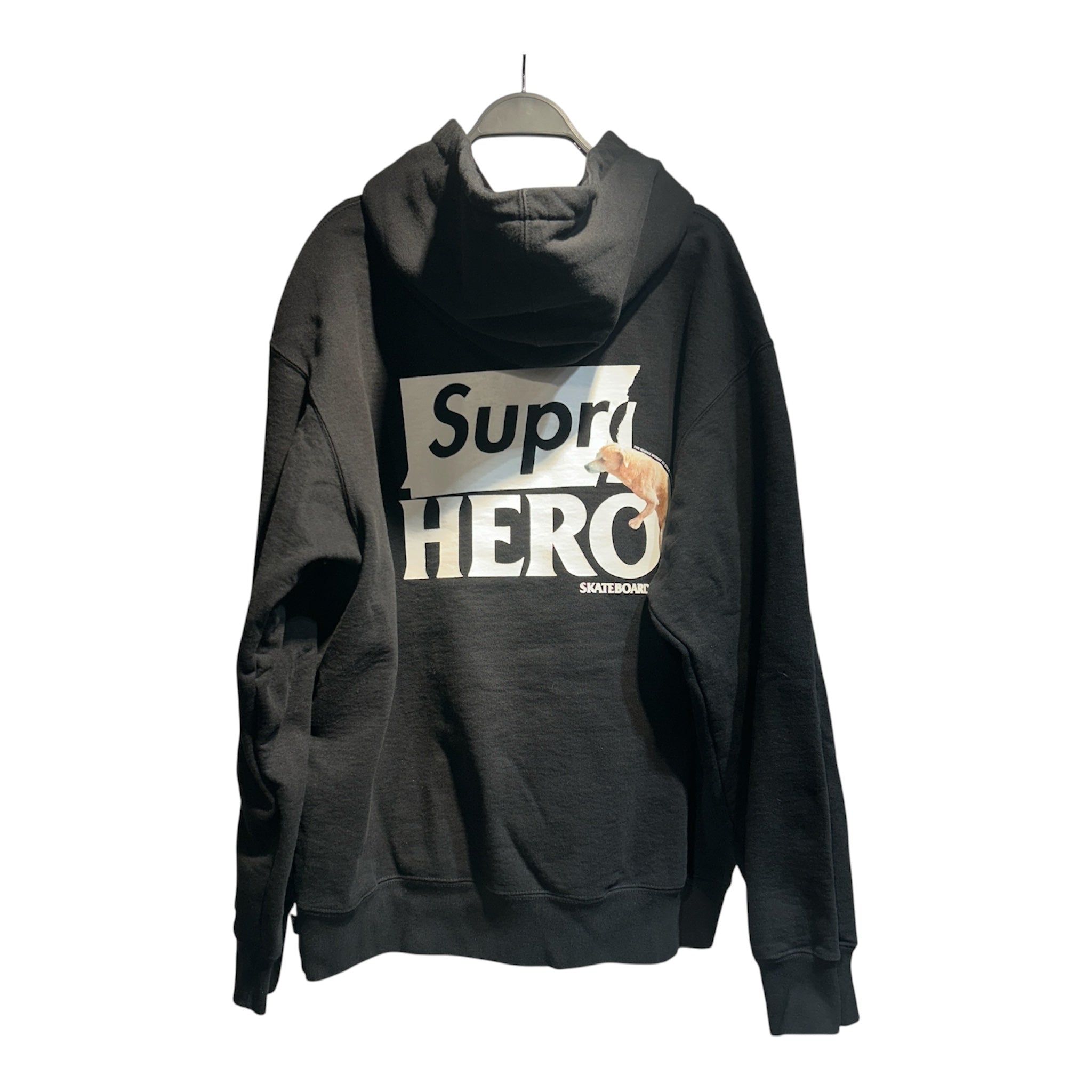 Supreme/ANTI HERO/Hoodie/L/Cotton/BLK/Dog Hoodie view 2