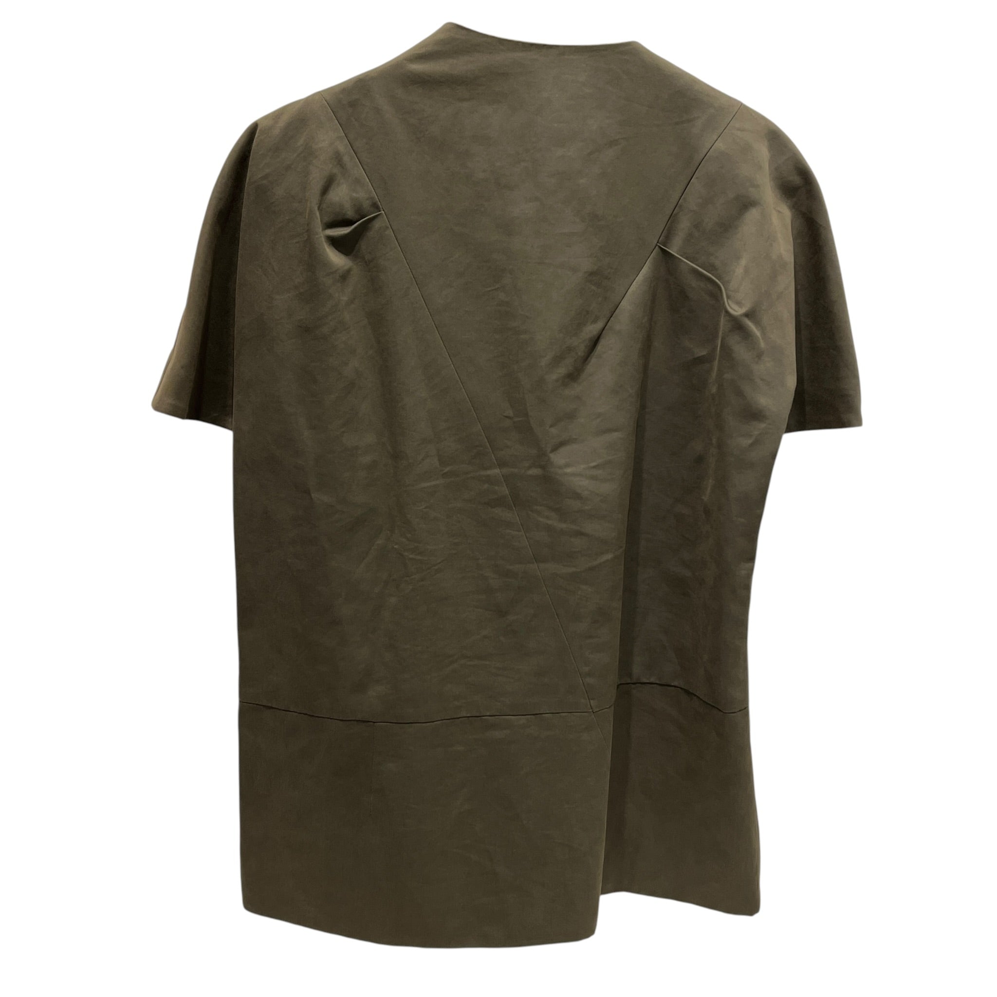 MARNI/3|4S Blouse/L/Cotton/GRN/pockets at front view 2