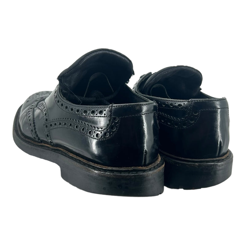 PRADA/Dress Shoes/7.5/Black/Leather/