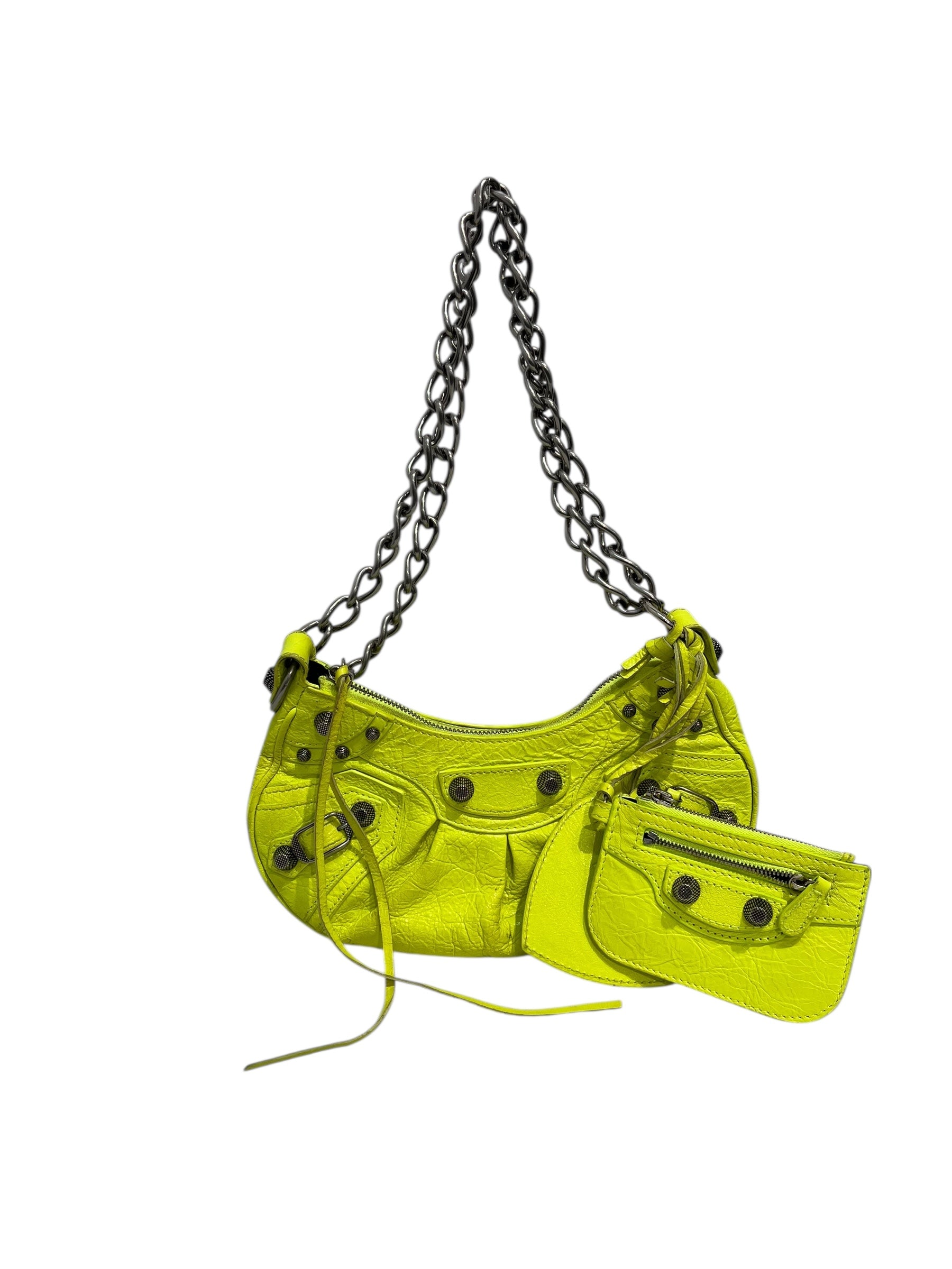 BALENCIAGA/Bag/Leather/YEL/LECAGOLENEON view 1