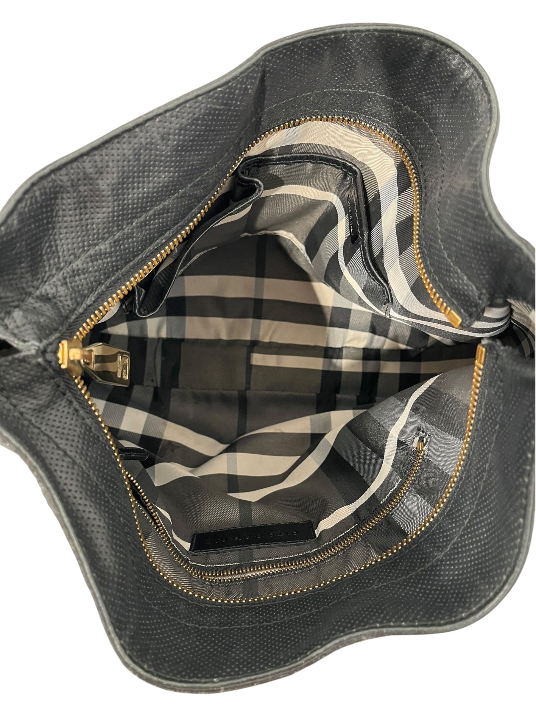 BURBERRY/Hand Bag/Leather/BLK/ view 5