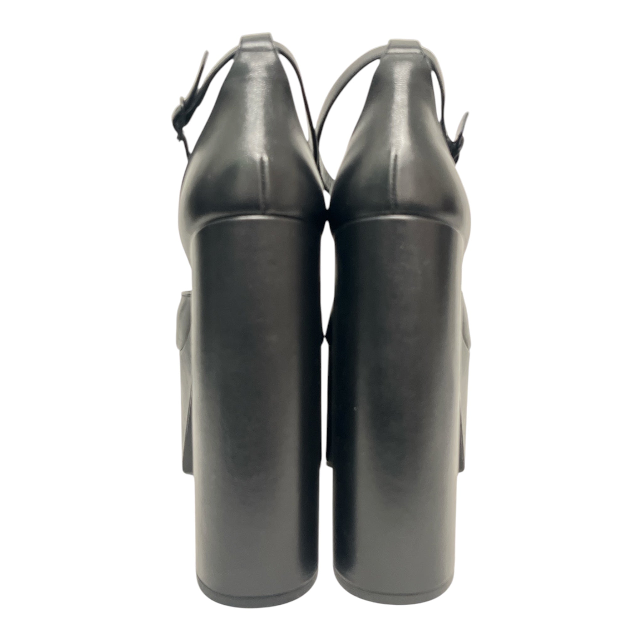 BALENCIAGA/Heels/EU 40/Leather/BLK/CAMDEN LEATHER SANDALS view 3
