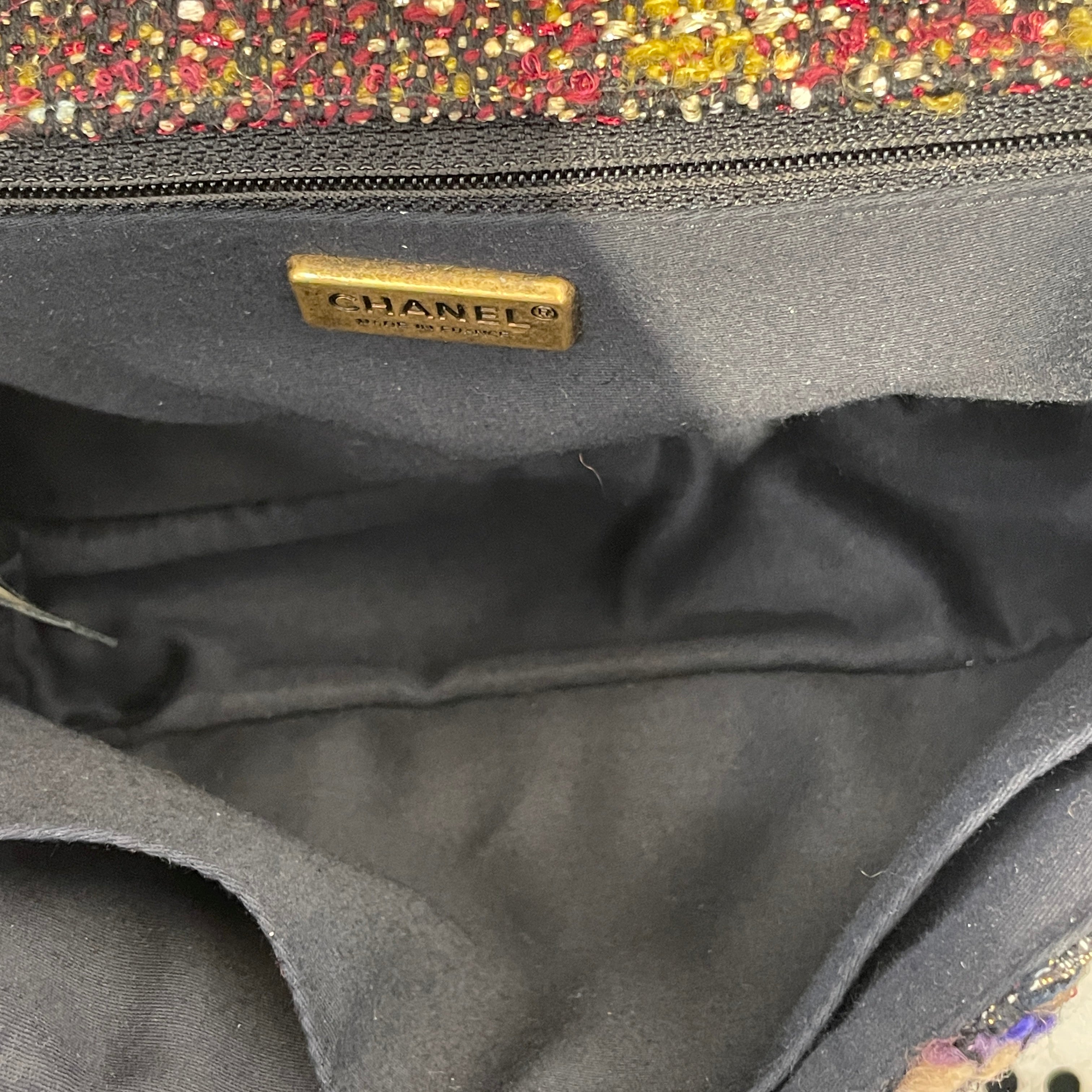 CHANEL/Cross Body Bag/BLK/ BYZANCE TWEED REISSUE 2.55 view 4