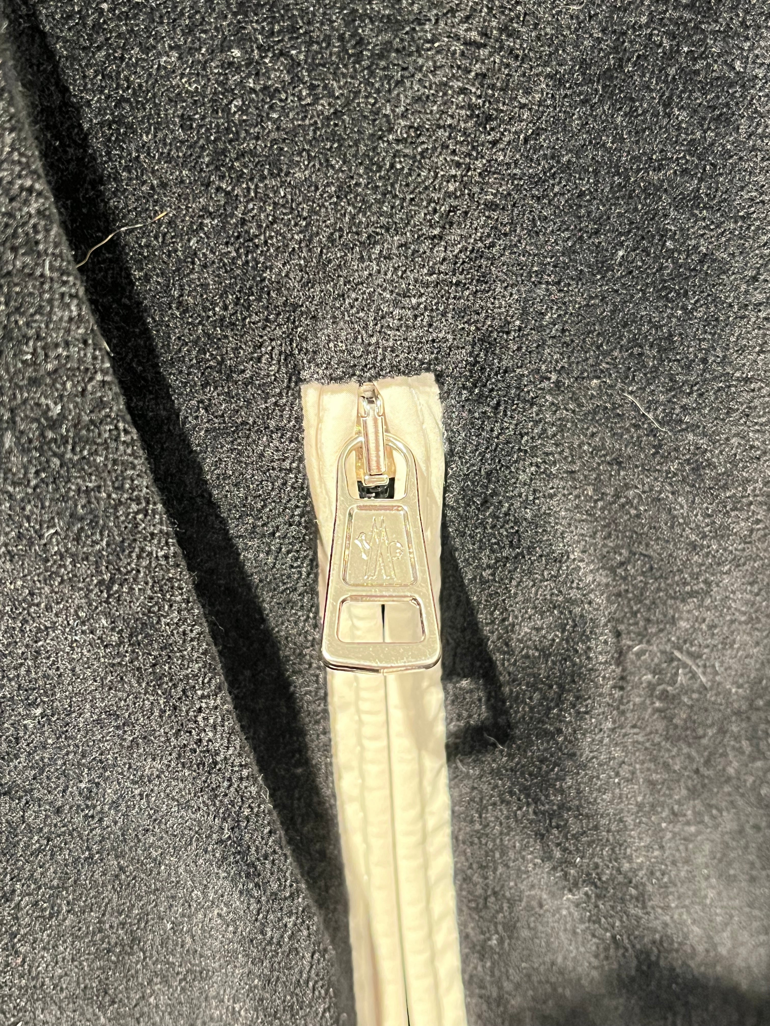 MONCLER/Track Jkt/XL/Cotton/BLK/VELOUR MAGLIA CARDIGAN view 6
