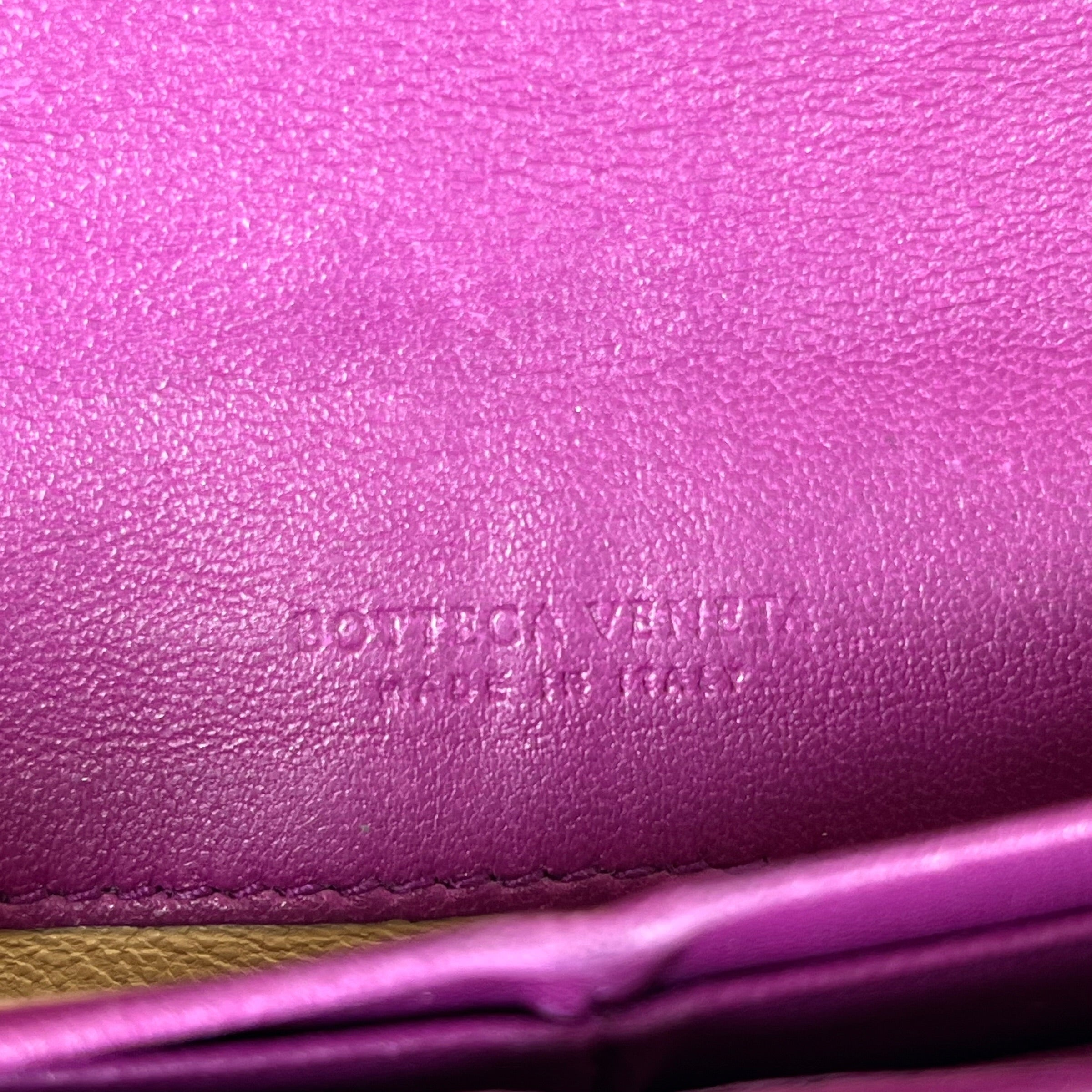 BOTTEGA VENETA/Long Wallet/Leather/PPL/Intrecciato w/ Coin Pouch view 5
