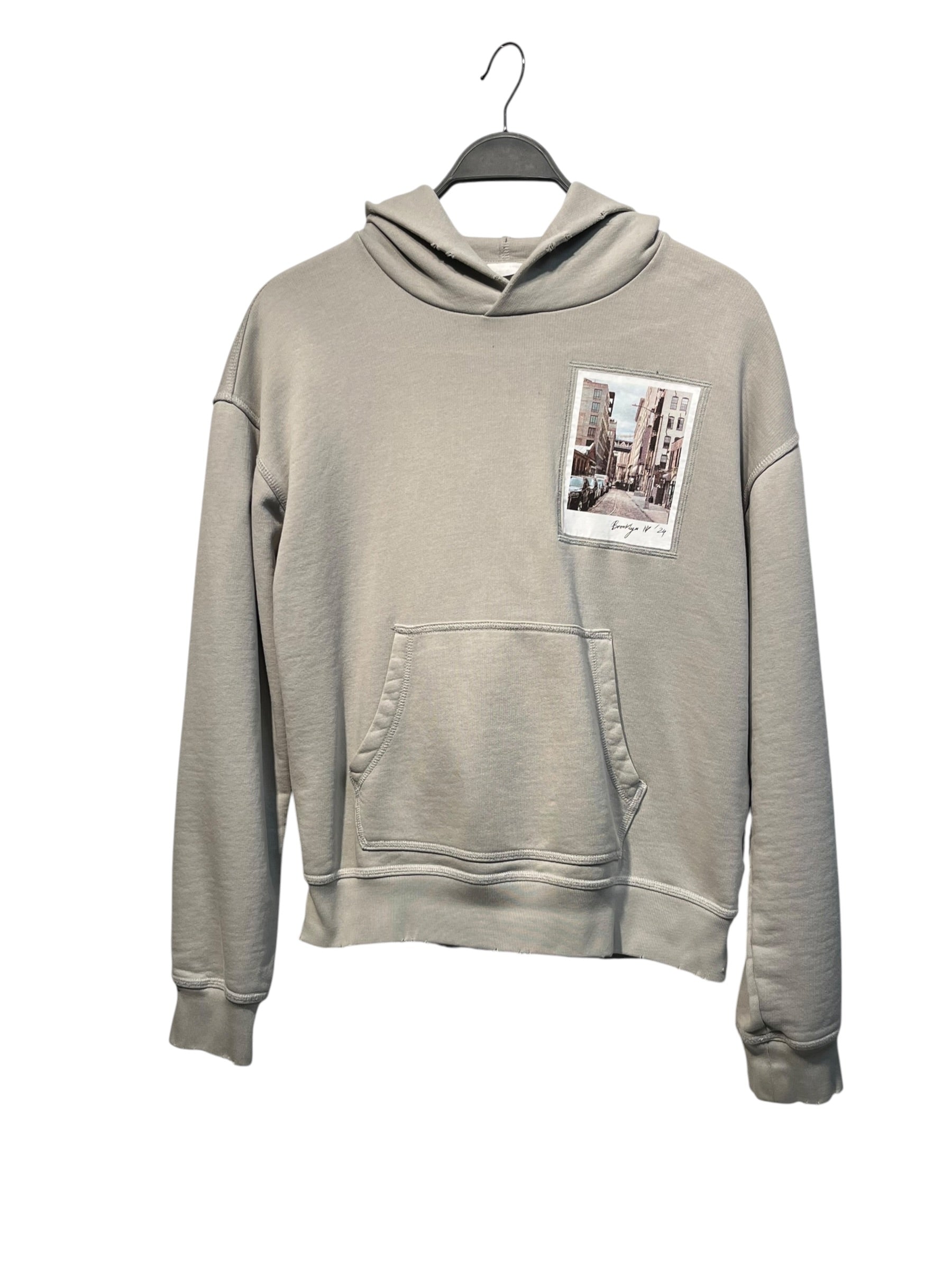 Helmut Lang/Hoodie/M/Cotton/GRY/BROOKLYN NY 24 PHOTO view 1