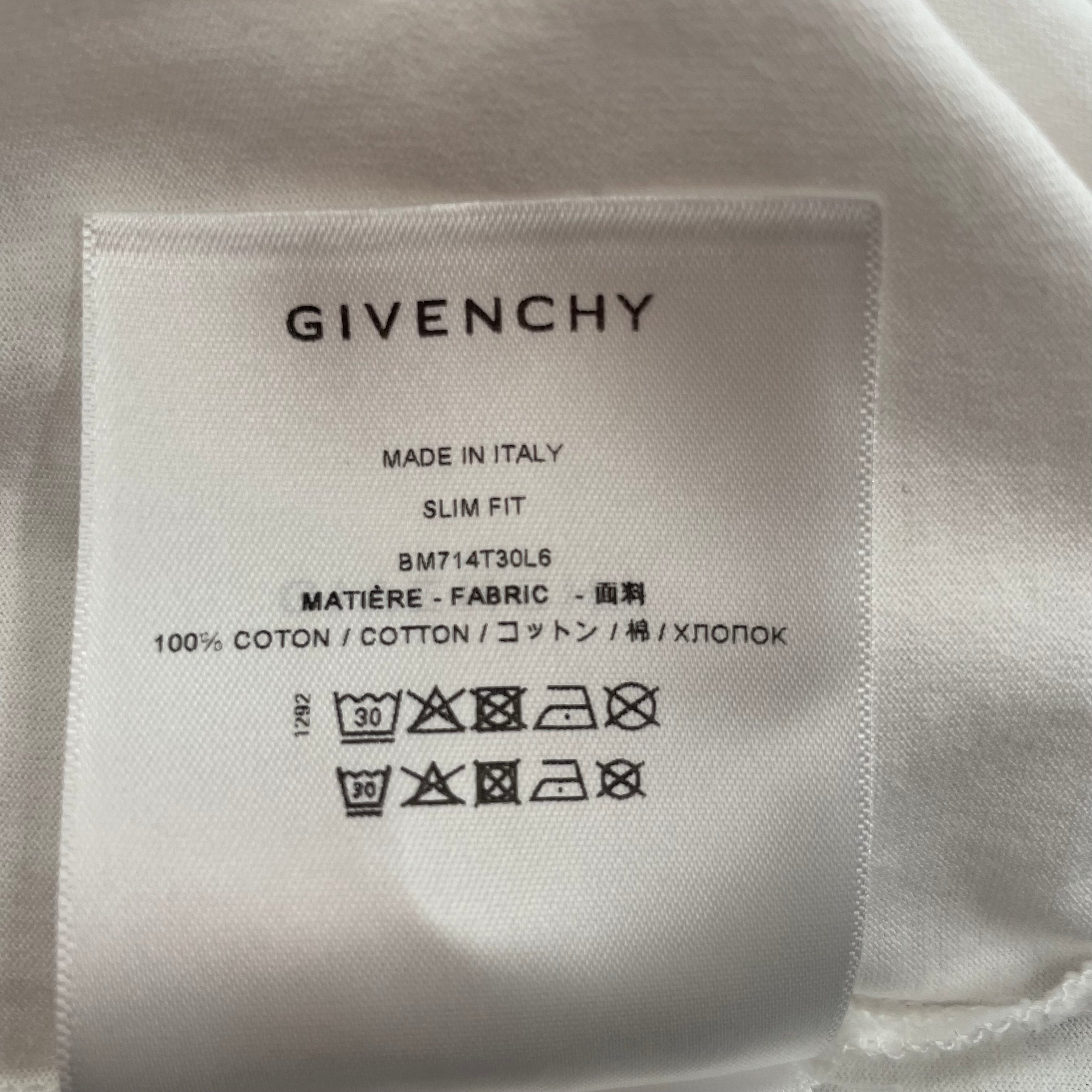 GIVENCHY/Tank Top/L/Cotton/WHT/4 G logo view 5