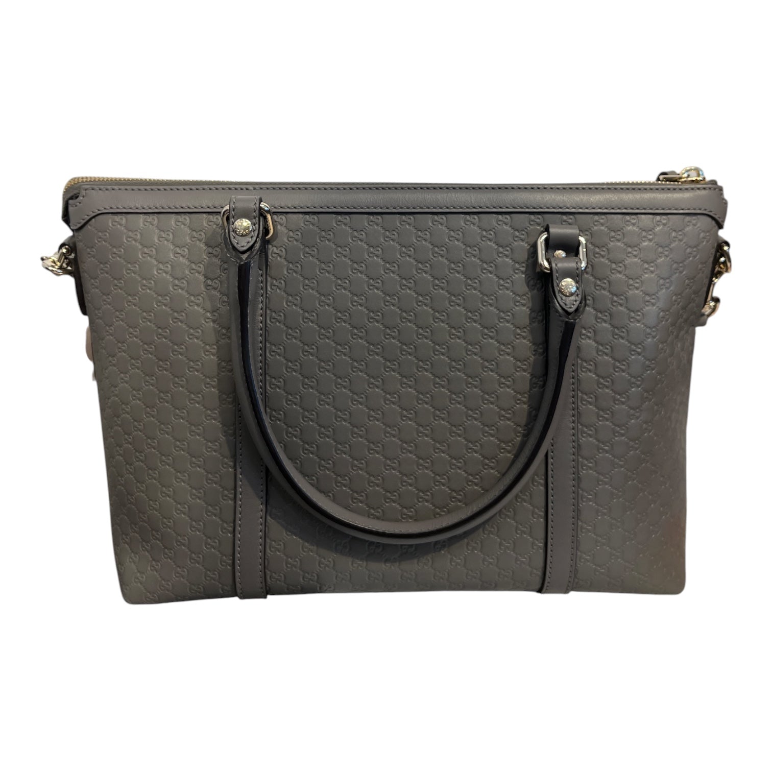 GUCCI/Hand Bag/Leather/GRY/microduccissima joy bag view 2