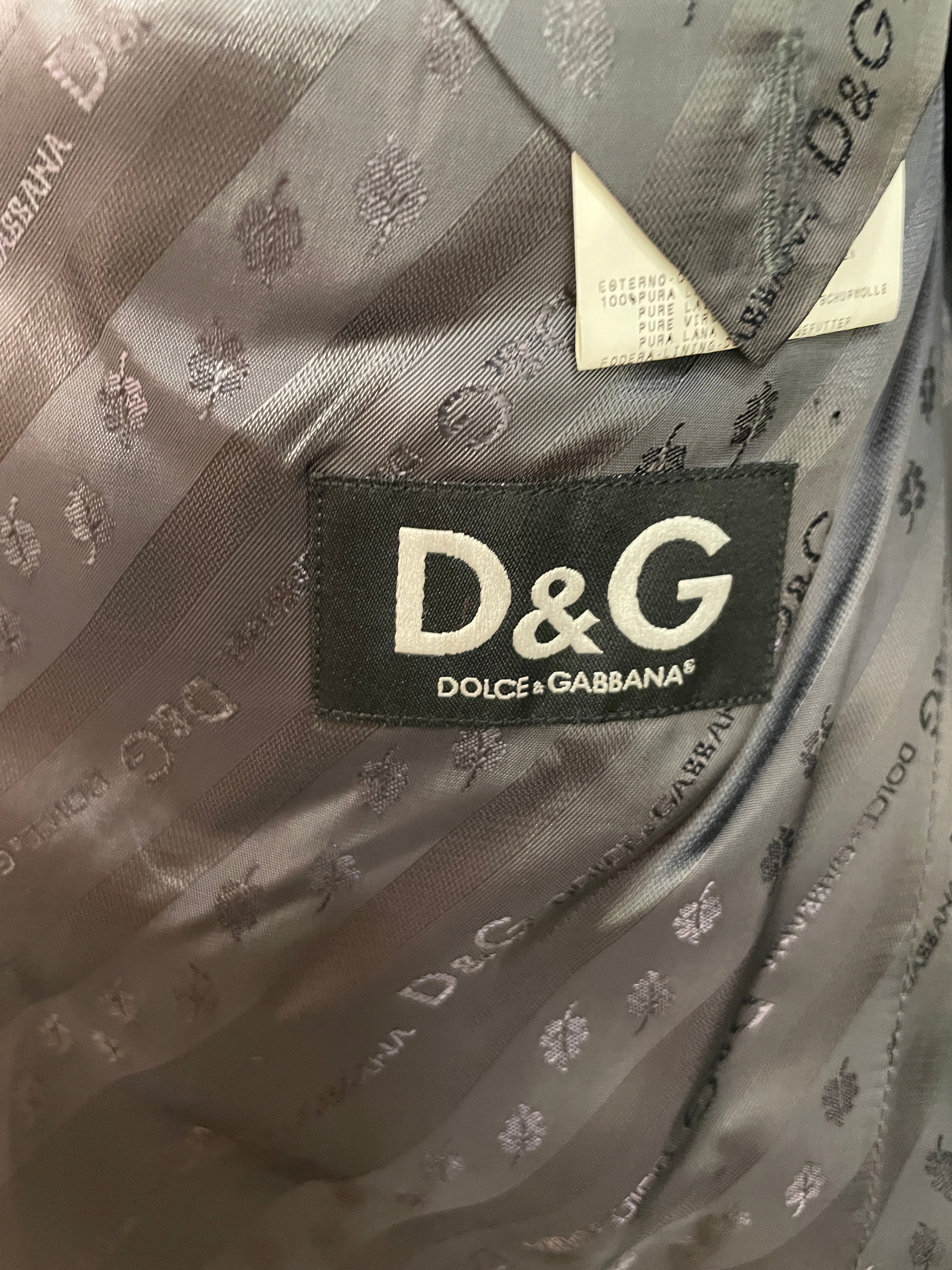 D&G/Trench Coat/38/Wool/GRY/ view 3
