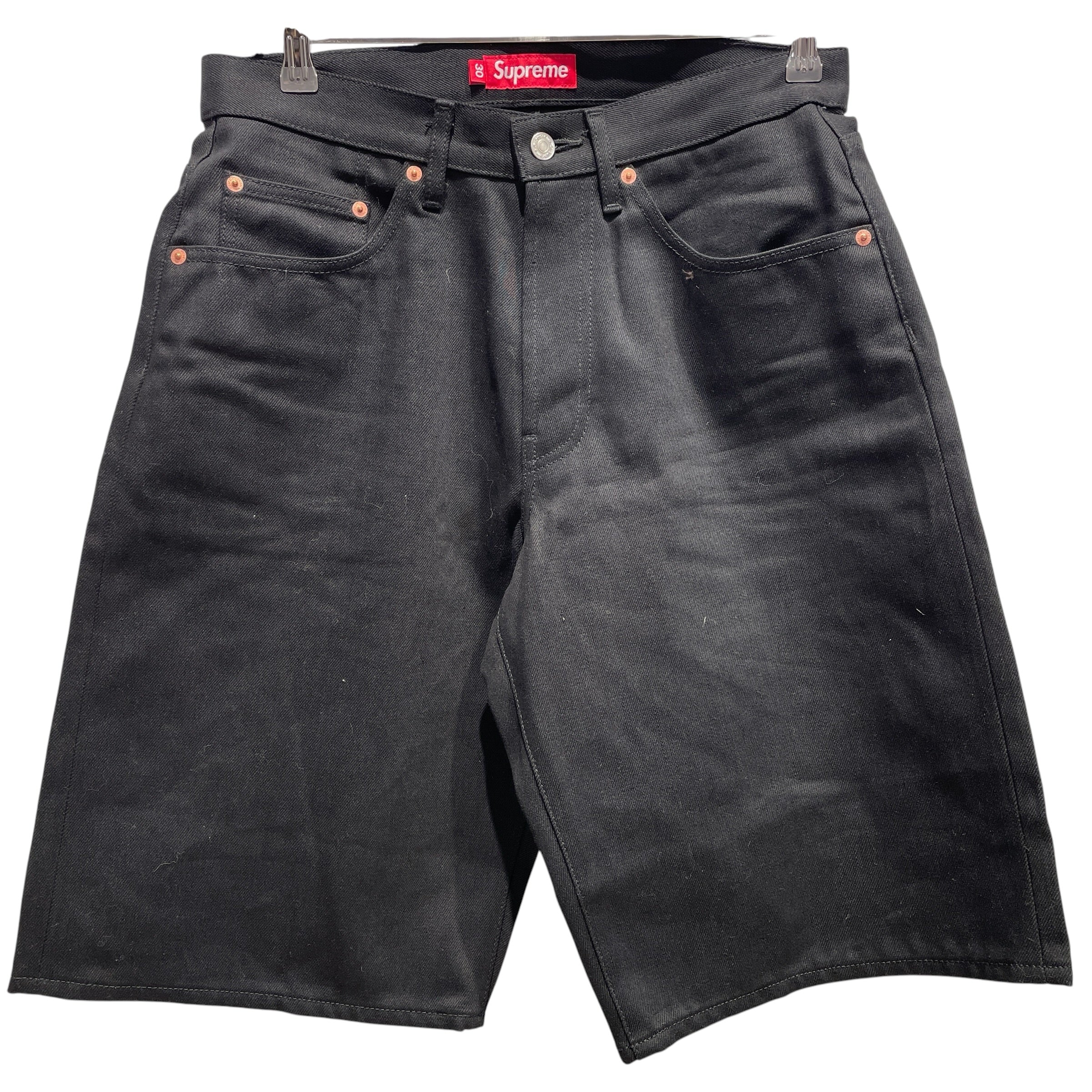 Supreme/Shorts/30/Cotton/BLK/Rigid Baggy Selvedge Jorts view 1