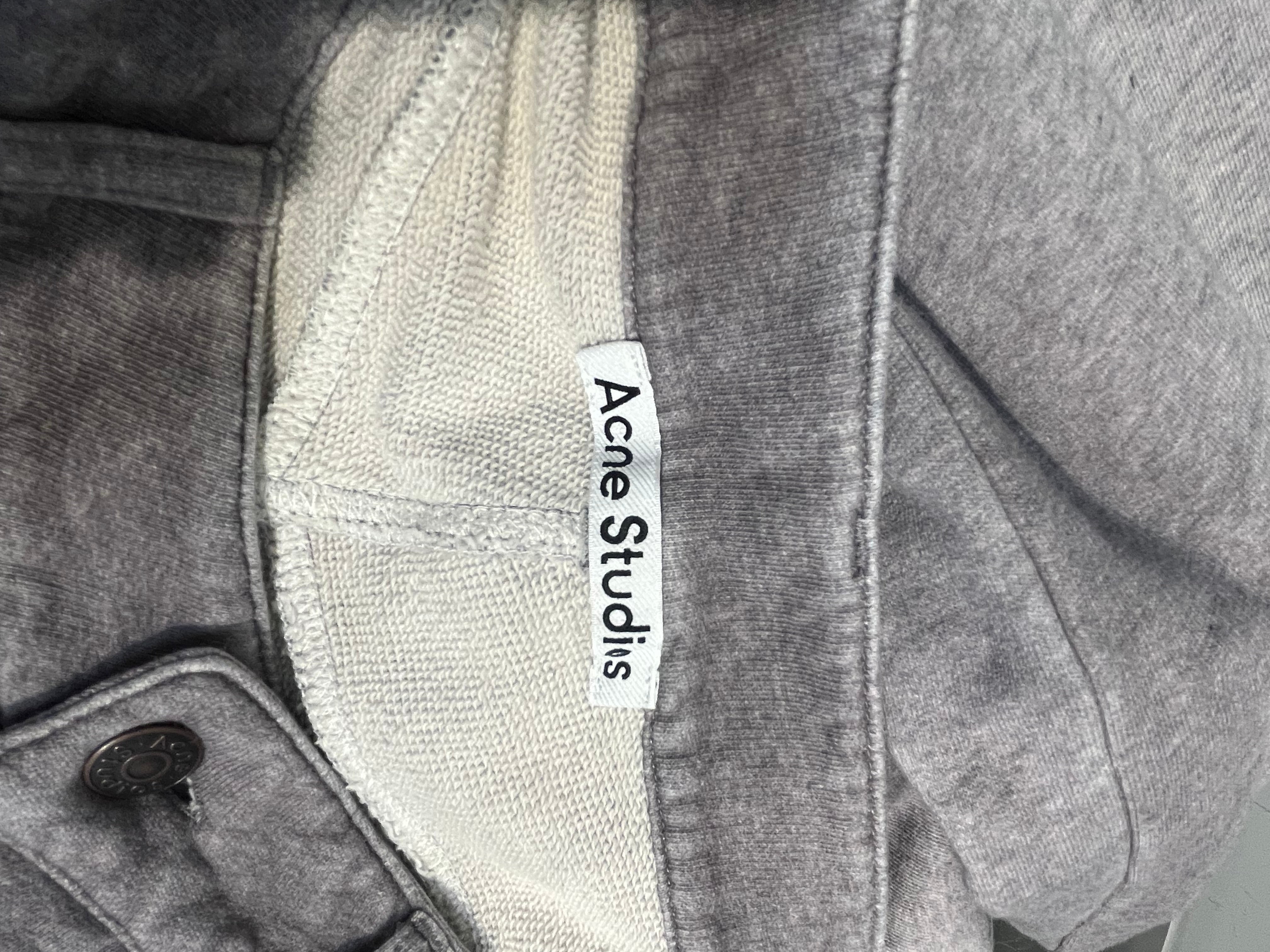 Acne Studios/Bottoms/38/Cotton/GRY/GRY HIGH WAISTED view 3