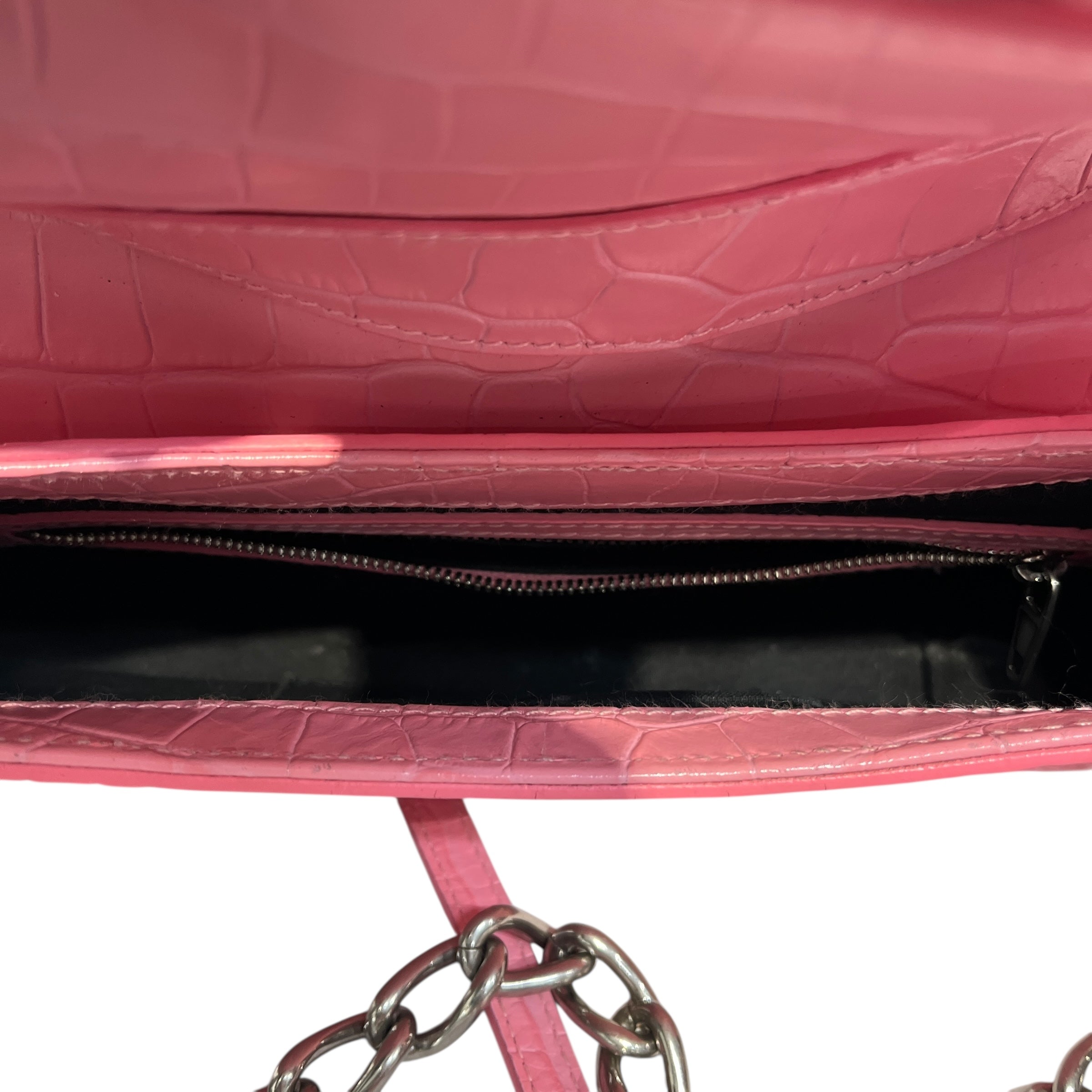 BALENCIAGA/Hand Bag/Leather/PNK/Lindsay Crocodile view 6