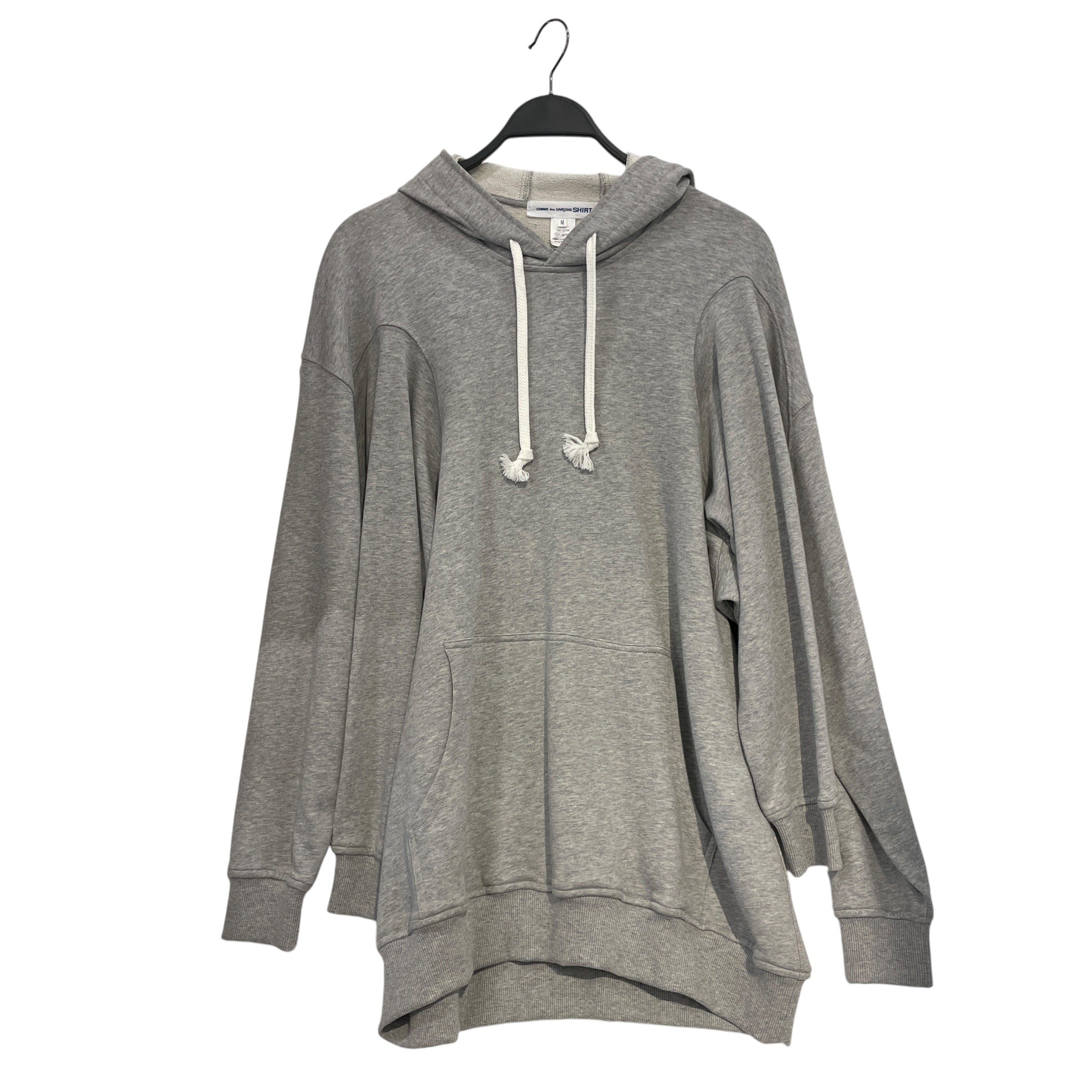 COMME des GARCONS/Hoodie/M/Cotton/GRY/DOUBLE SLEEVE view 1