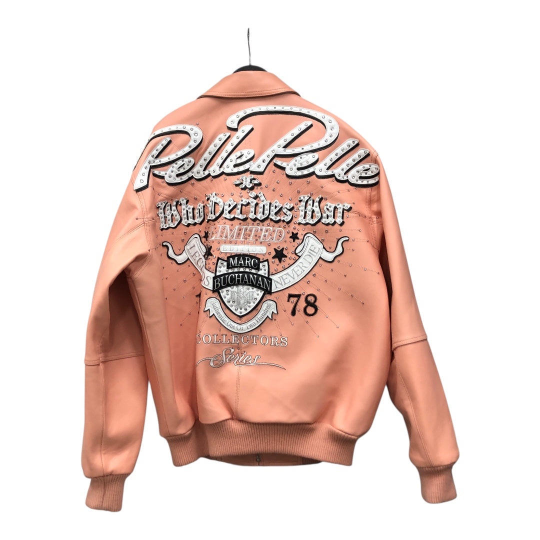 Pelle Pelle/WHO DECIDES WAR/Leather Jkt/XL/Leather/PNK/Graphic/Greatest of all Time Lthr Jkt view 2