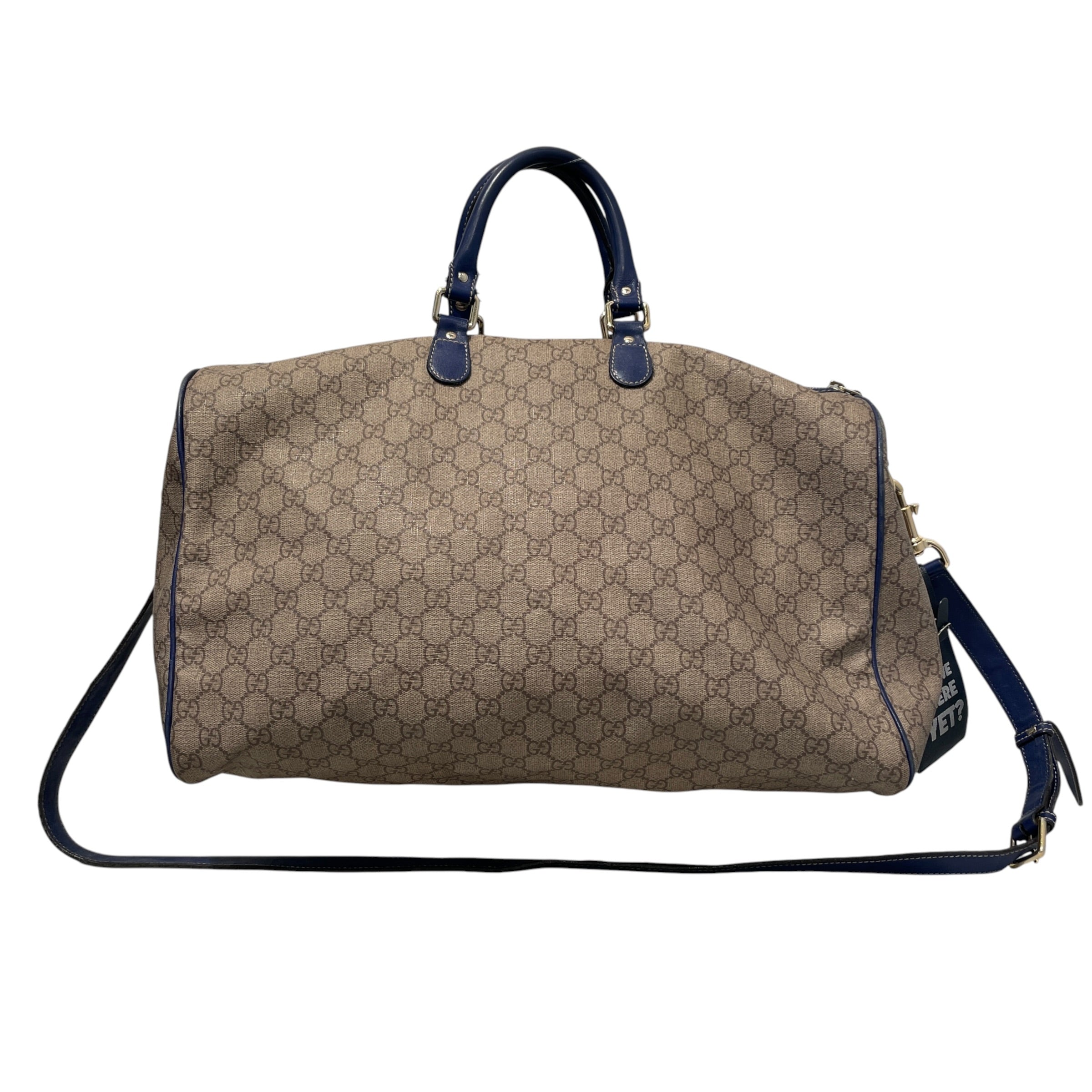 GUCCI/Luggage/Monogram/Leather/GRY/American Flag Boston Duffle view 2