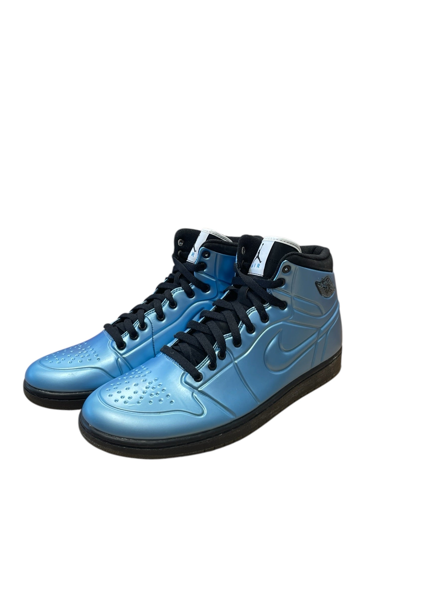 JORDAN BRAND/Hi-Sneakers/US 11.5/Nylon/BLU/JORDAN 1 ANODIZED BLUE view 1
