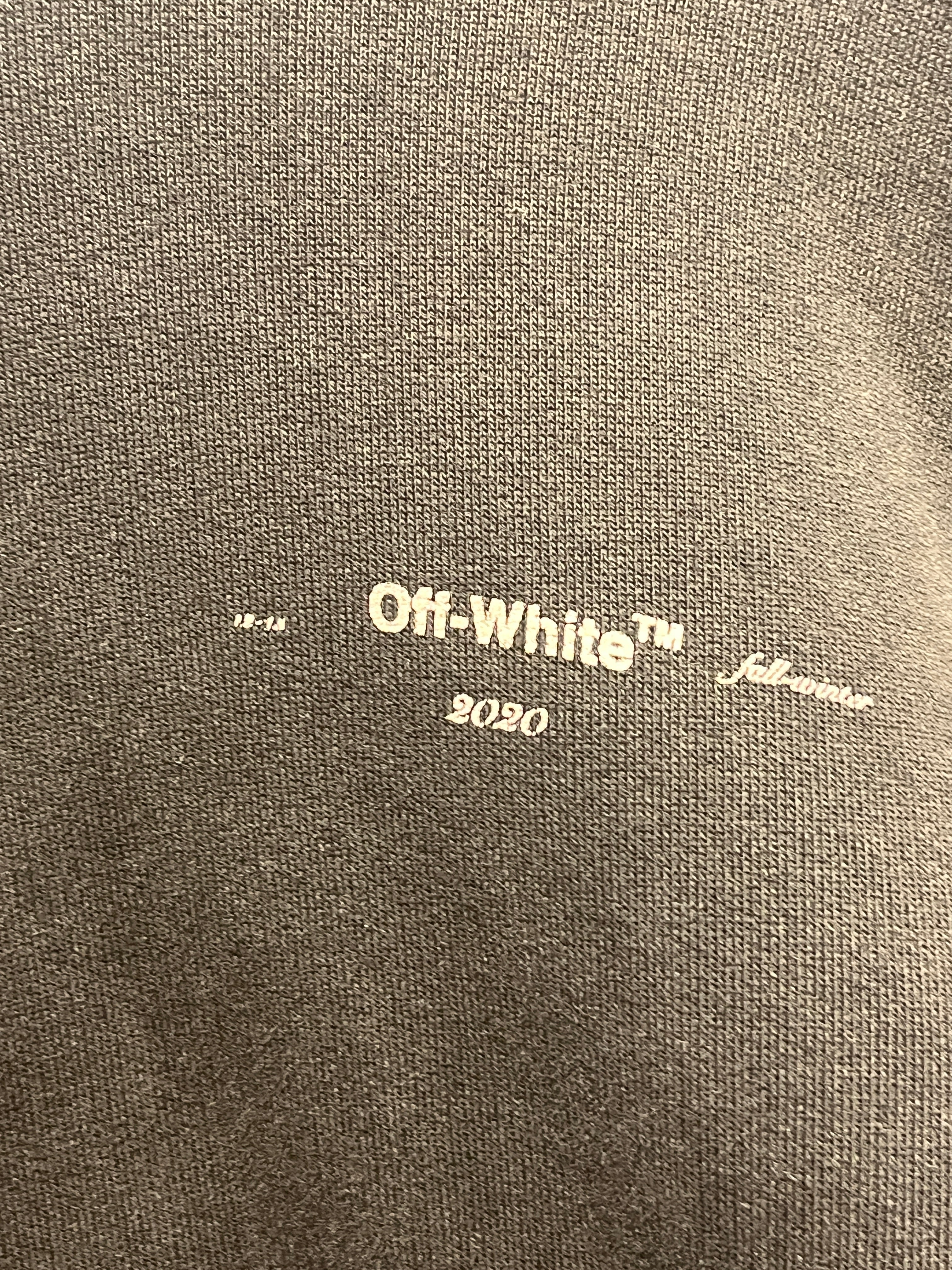 OFF-WHITE/Hoodie/S/Graphic/Cotton/BLK/Oversize/FW20 ABSTRACT ARROW EMBROIDERY view 5