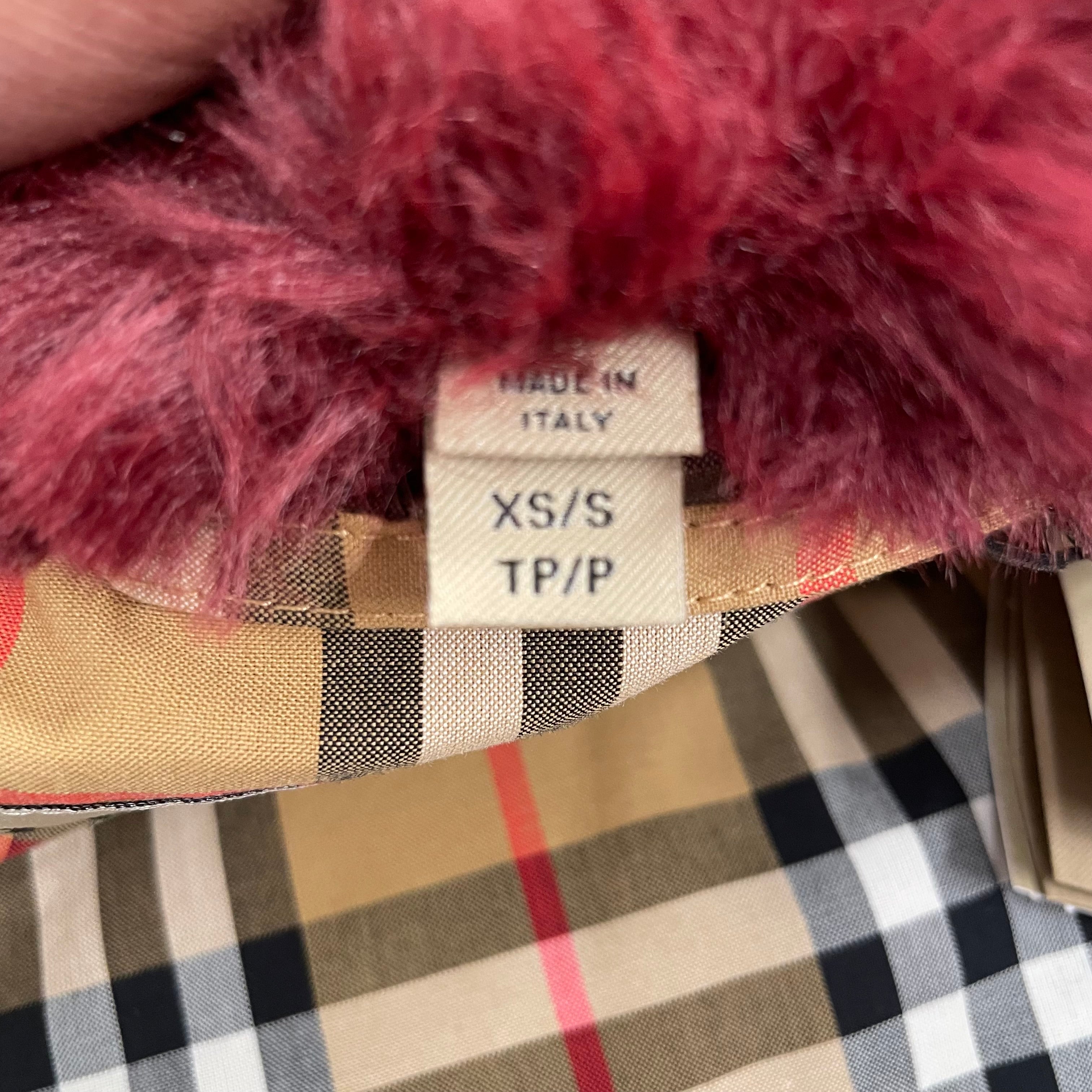 BURBERRY LONDON/Coat/S/Fake Fur/BRD/ view 4