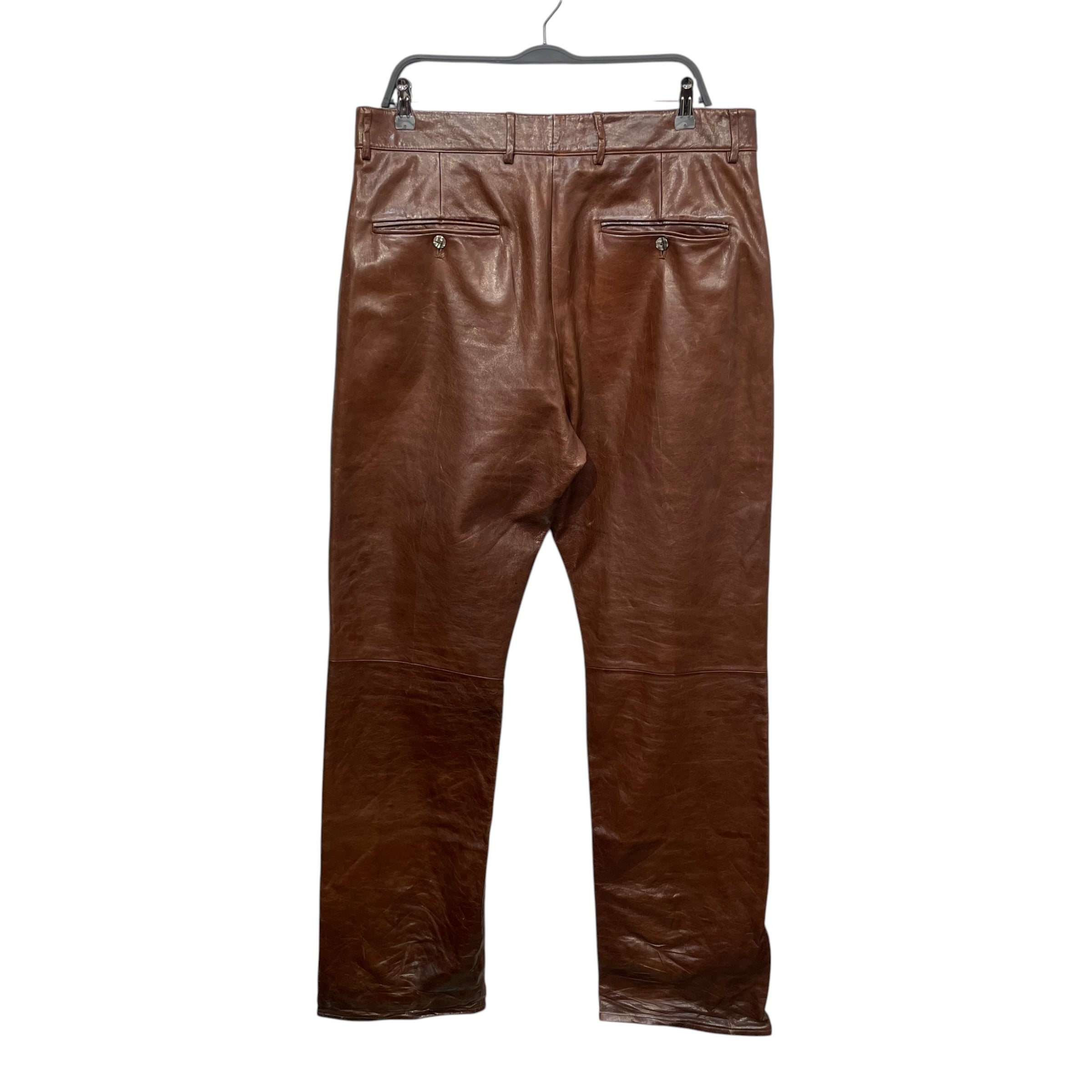 Acne Studios/Pants/50/Lambskin/BRW/PAISLEY LINED view 2