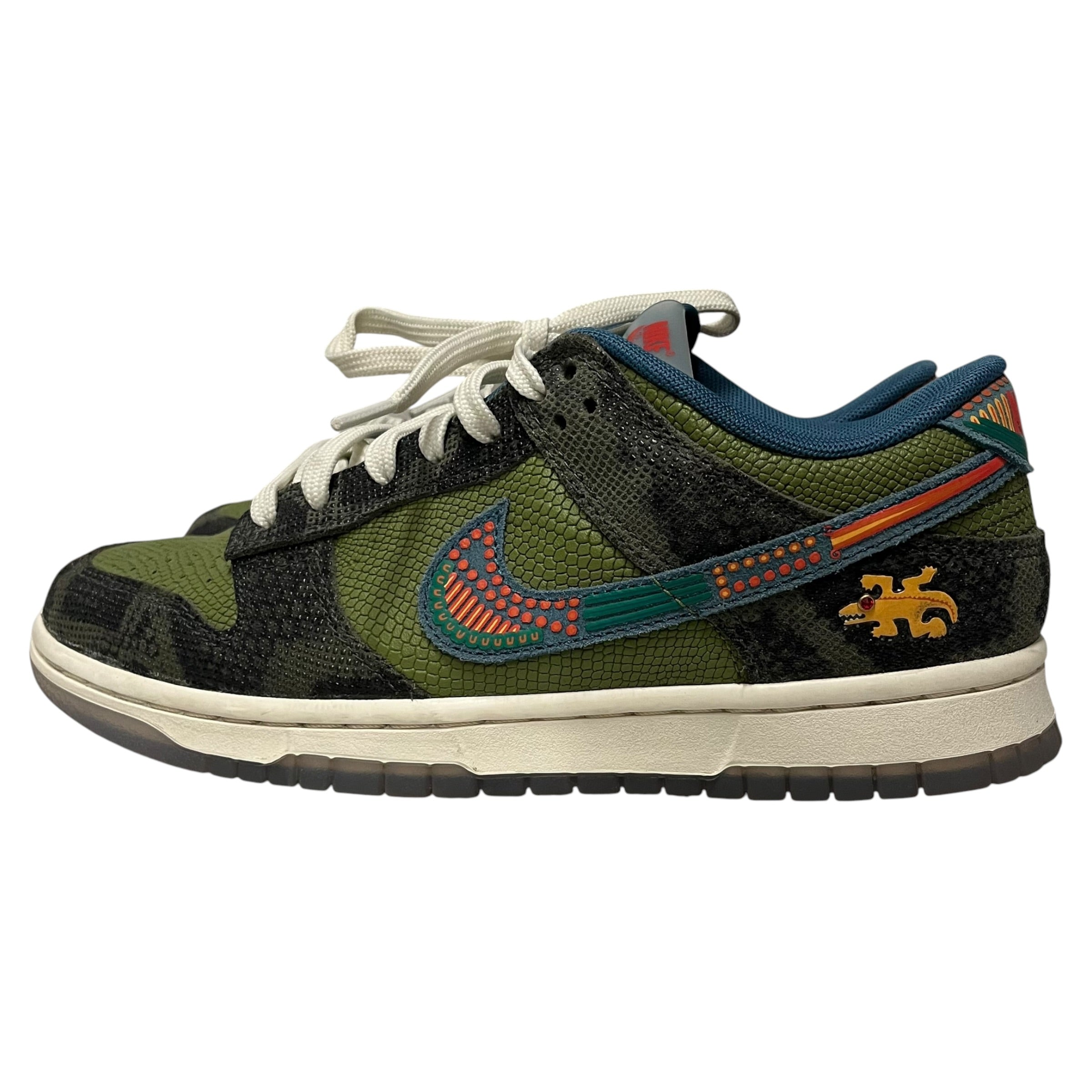 NIKE/Low-Sneakers/US 8/Animal Pattern/Leather/GRN/DO2160335 view 3