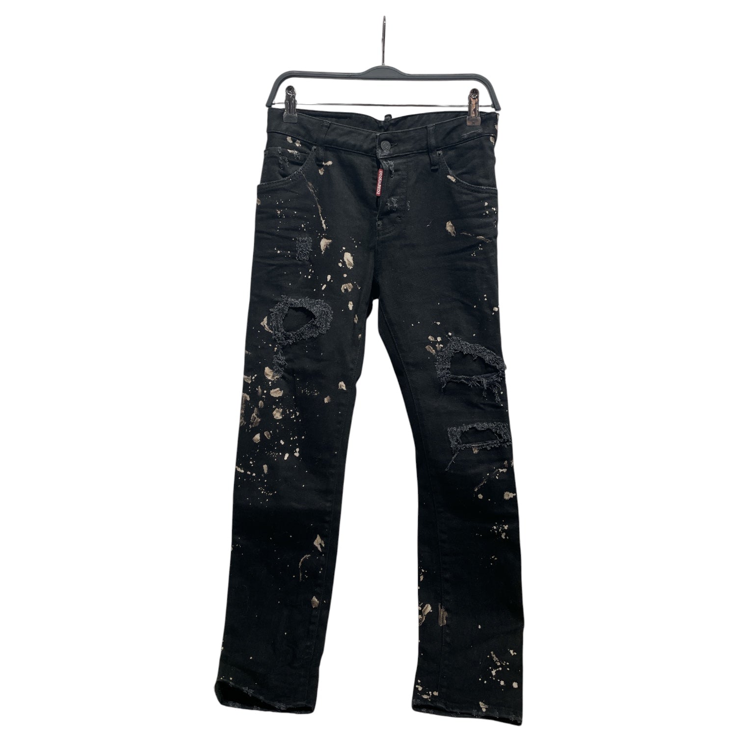 DSQUARED2/Bottoms/40/All Over Print/Cotton/BLK/ view 1