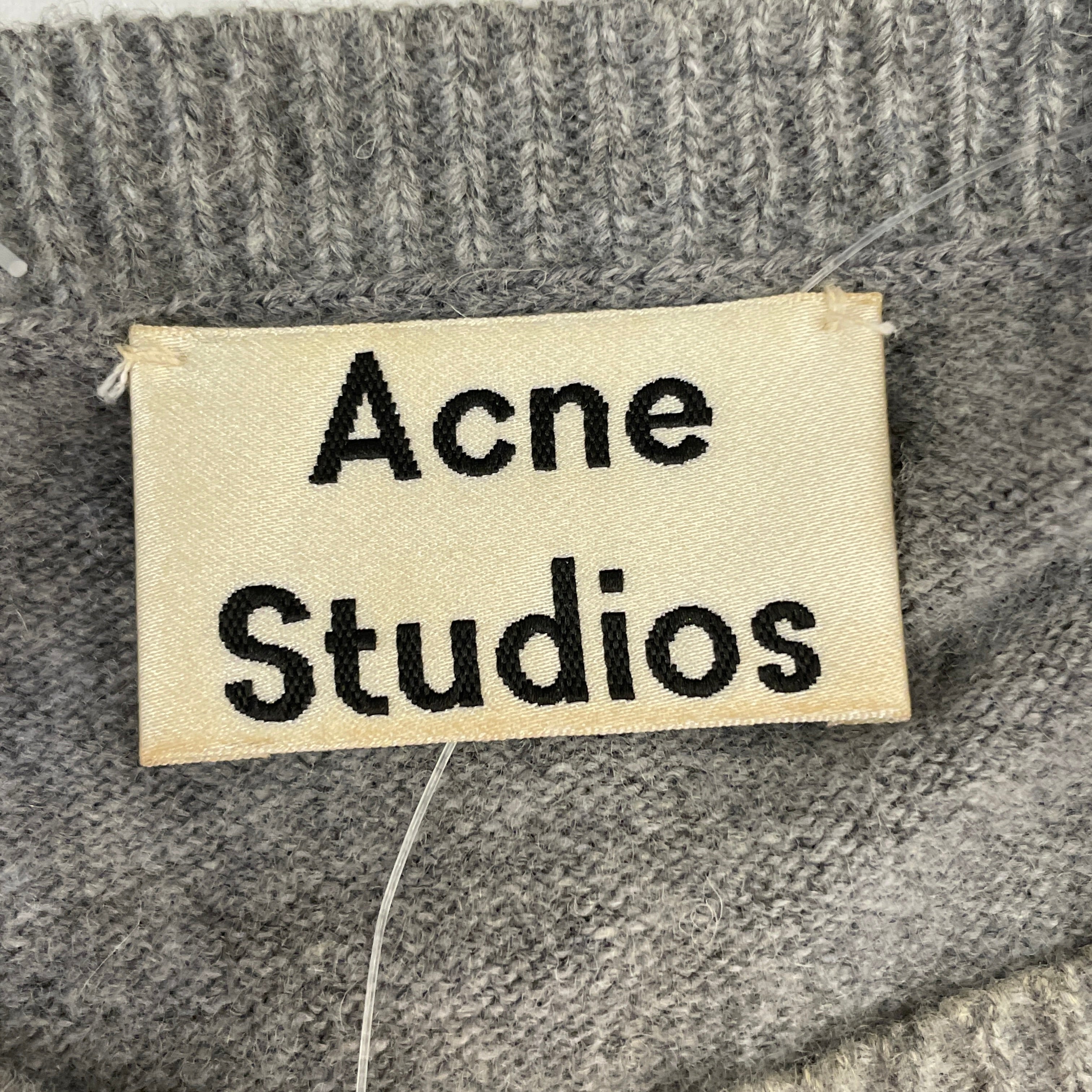 Acne Studios/Sweater/XS/All Over Print/Wool/GRY/HOT DOG SIZZLE view 3