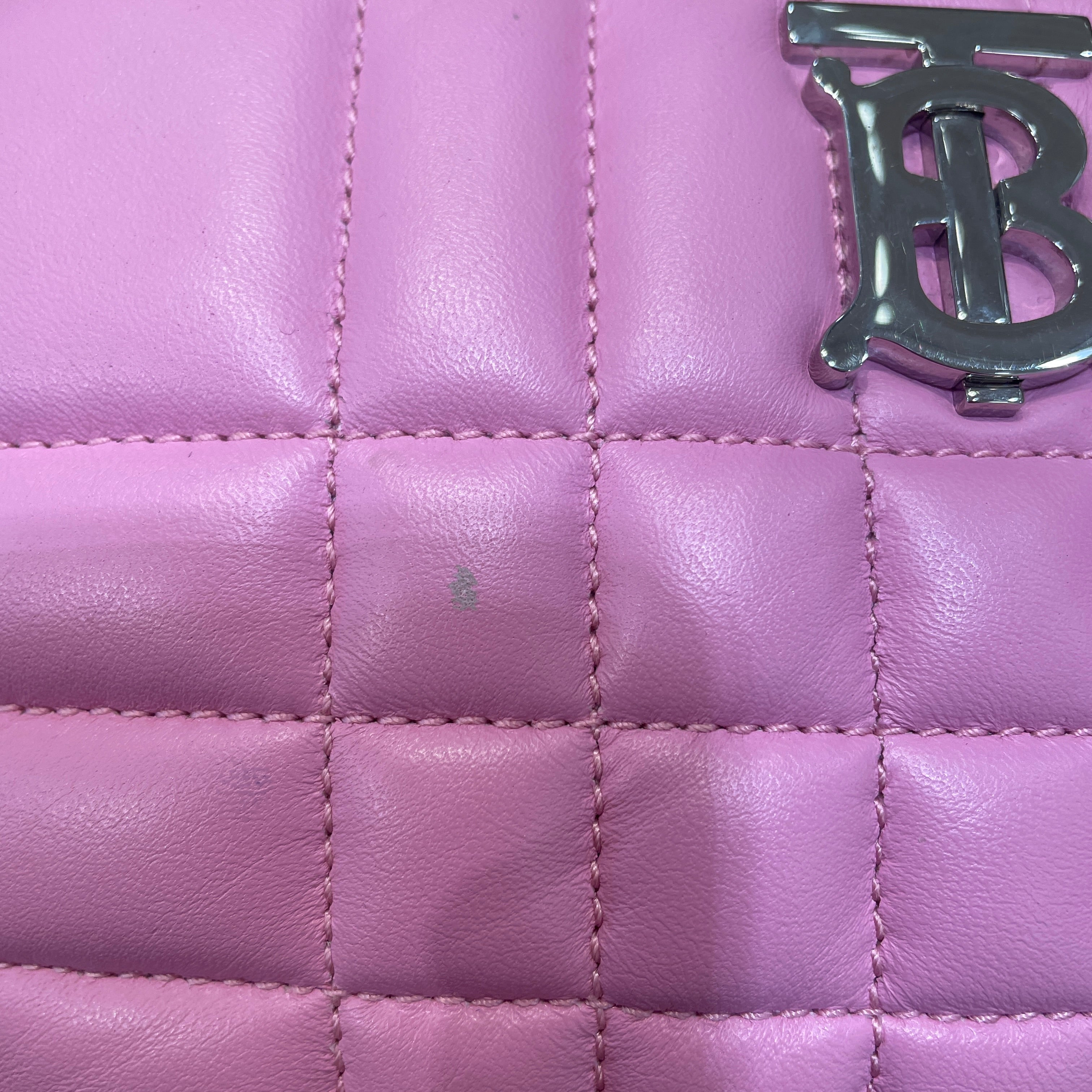 BURBERRY/Cross Body Bag/Leather/PNK/ITPELMAG8526PRA view 5