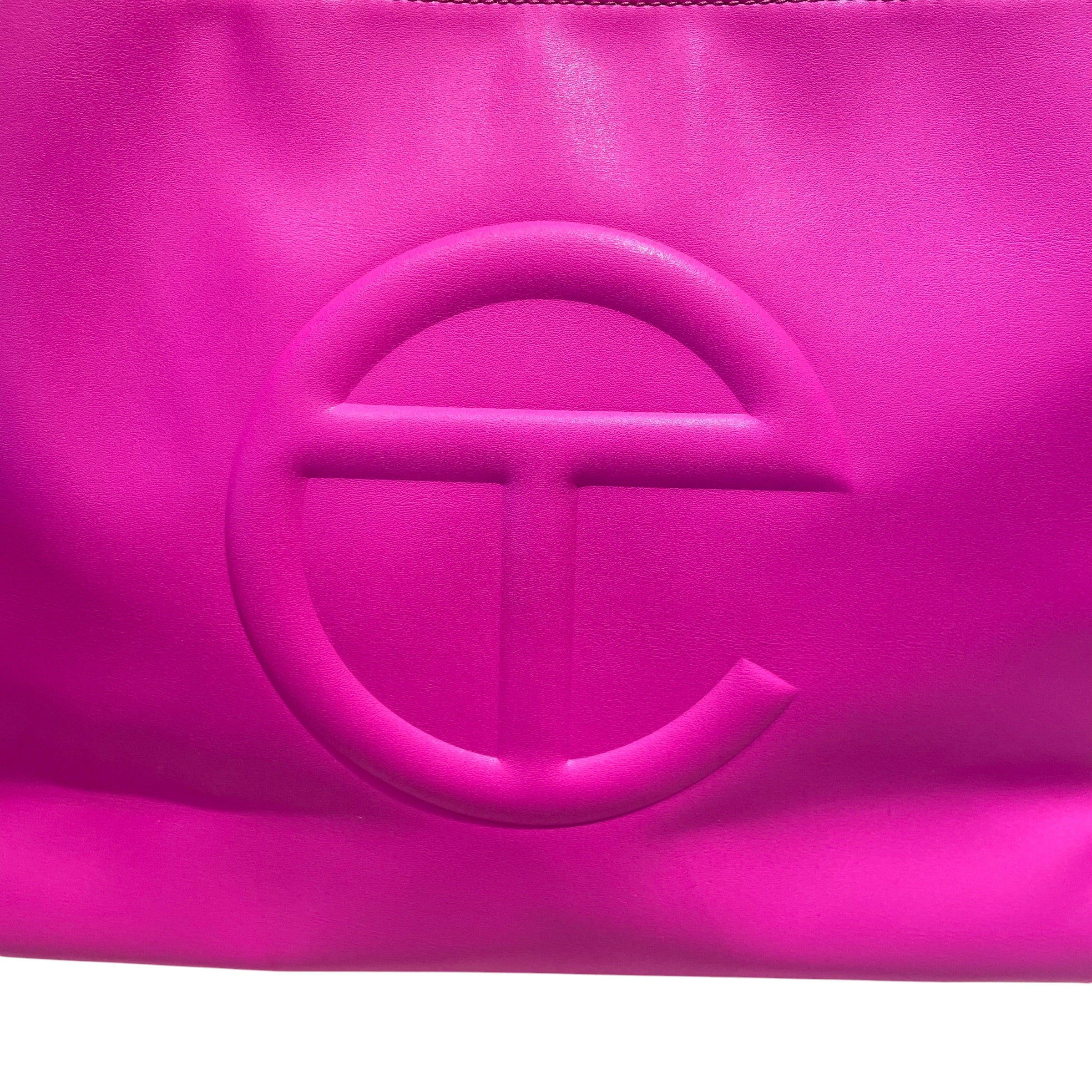 Telfar/Tote Bag/Leather/PNK/Medium Azalea Shopping Bag view 4