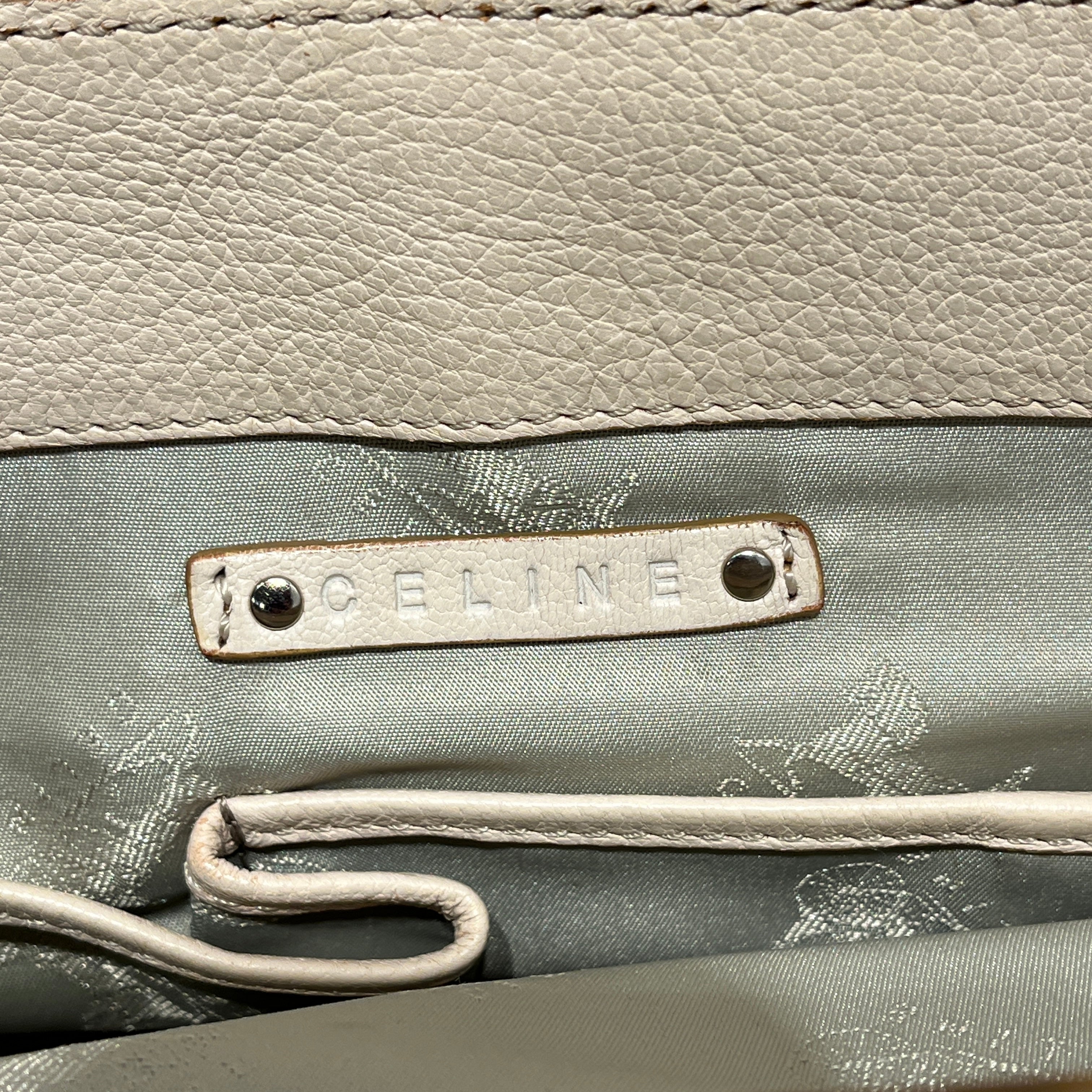 CELINE/Hand Bag/Leather/CRM/VINTAGE BOOGIE/SILVER/HORSE view 4