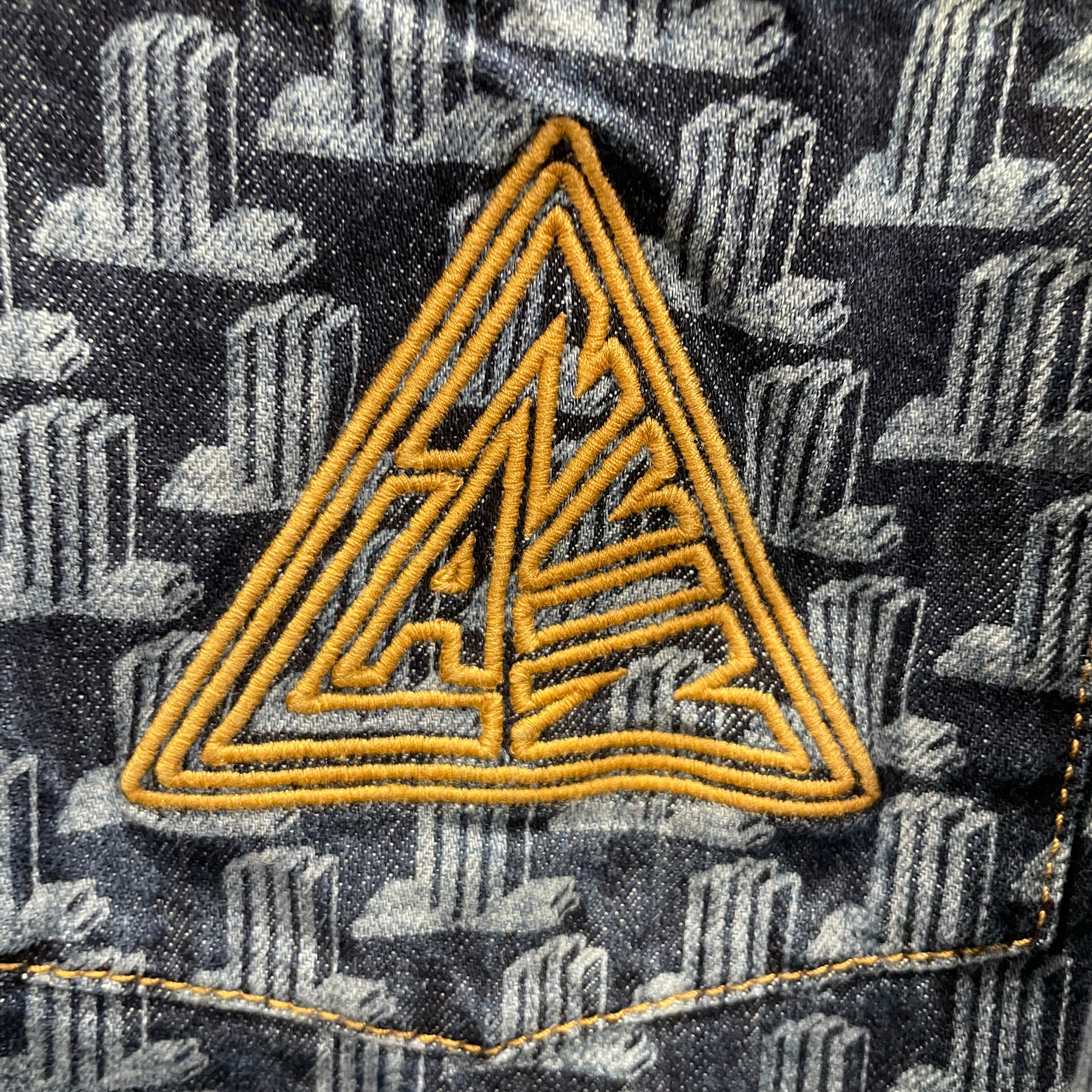 LANVIN/LS Shirt/Denim/IDG/Monogram/PILLAR MONOGRAM view 5