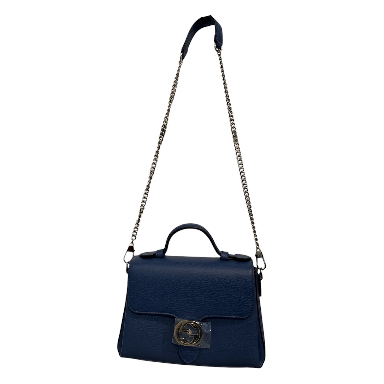GUCCI/Bag/Leather/BLU/Interlocking G view 1