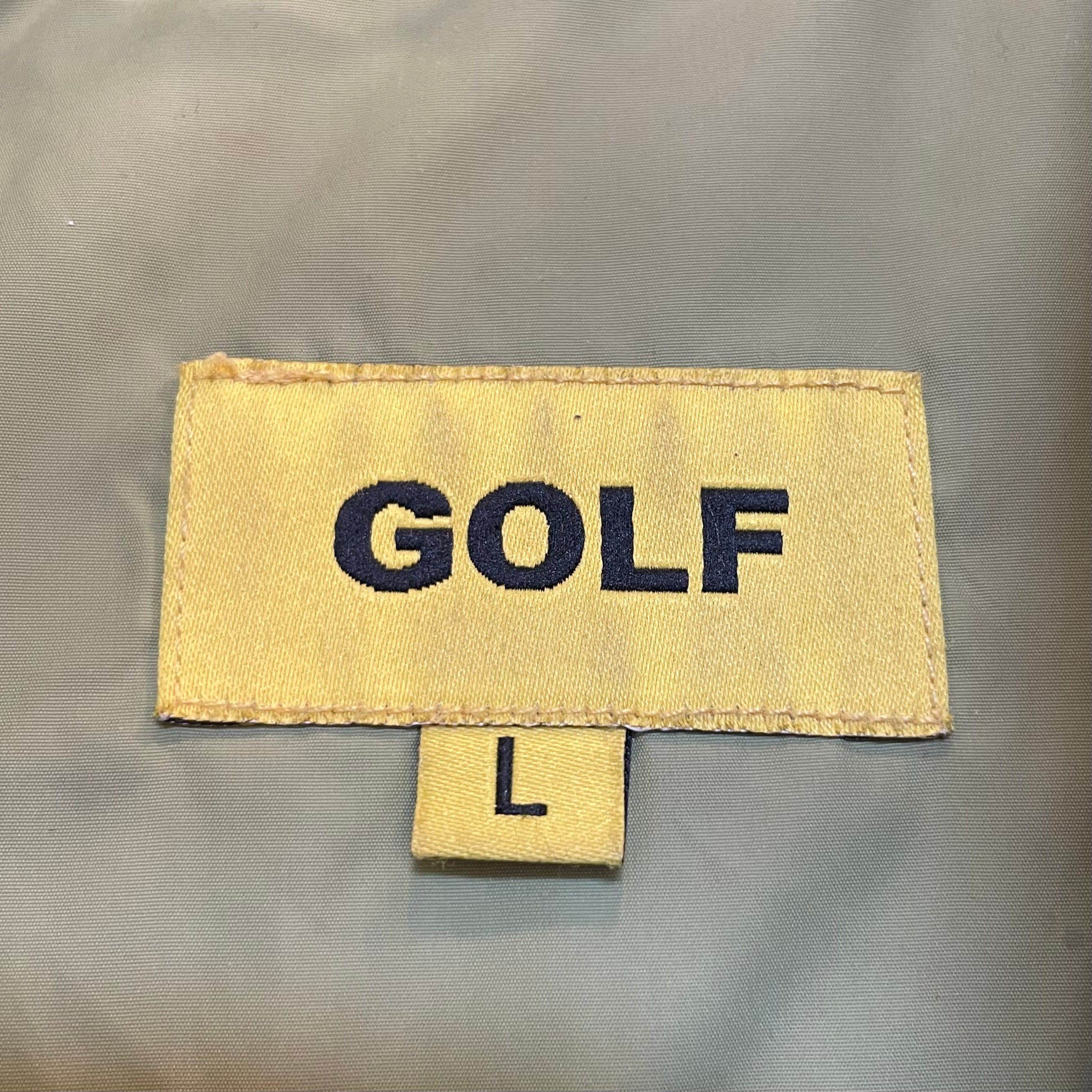 GOLF WANG/Coat/L/Nylon/GRN/olive/mountains/coudoroy view 4