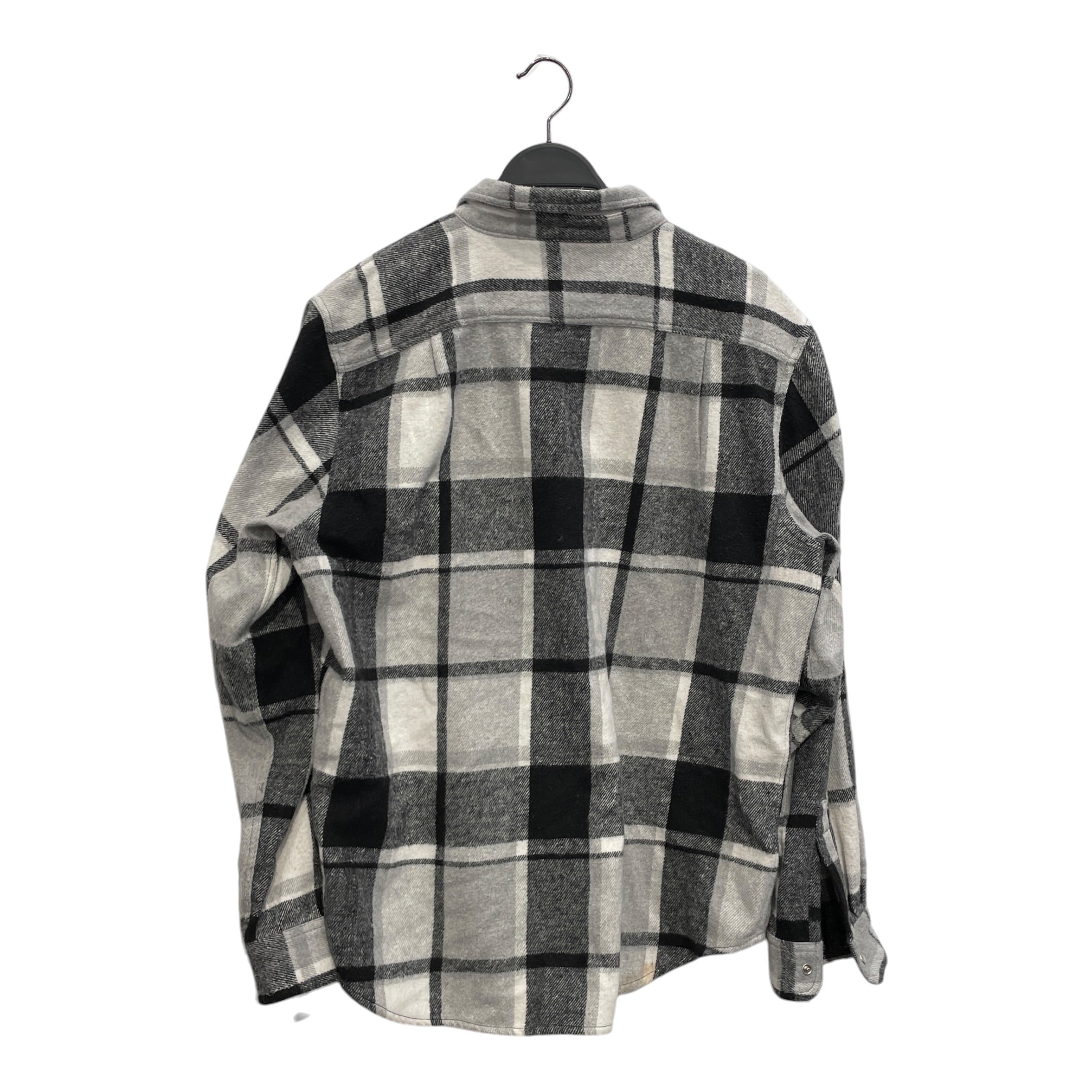SINCLAIR/Flannel Shirt/L/Cotton/GRY/Plaid/FRONT LOGO PLAID GRY view 2