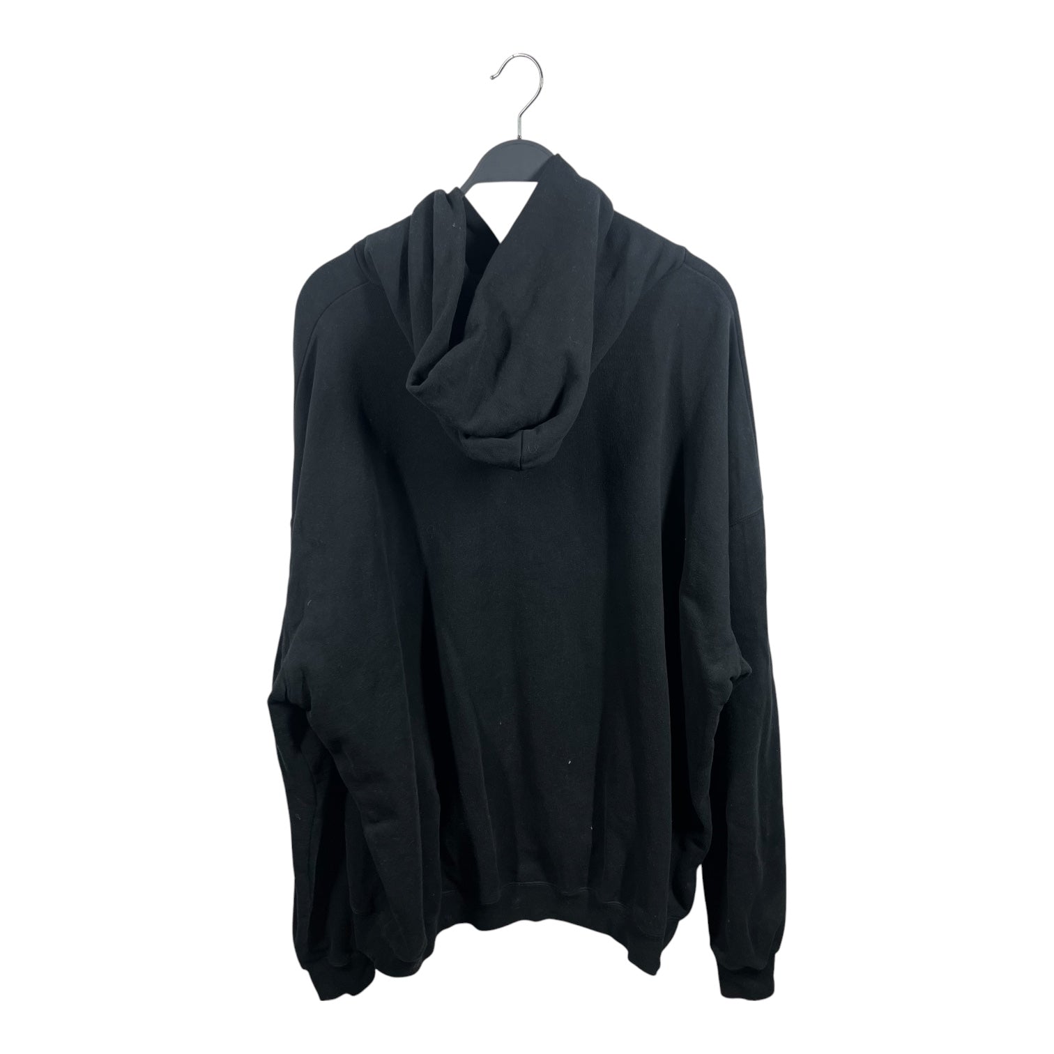 BALENCIAGA/Hoodie/M/Cotton/BLK/Double Lion BB Embroidered view 2