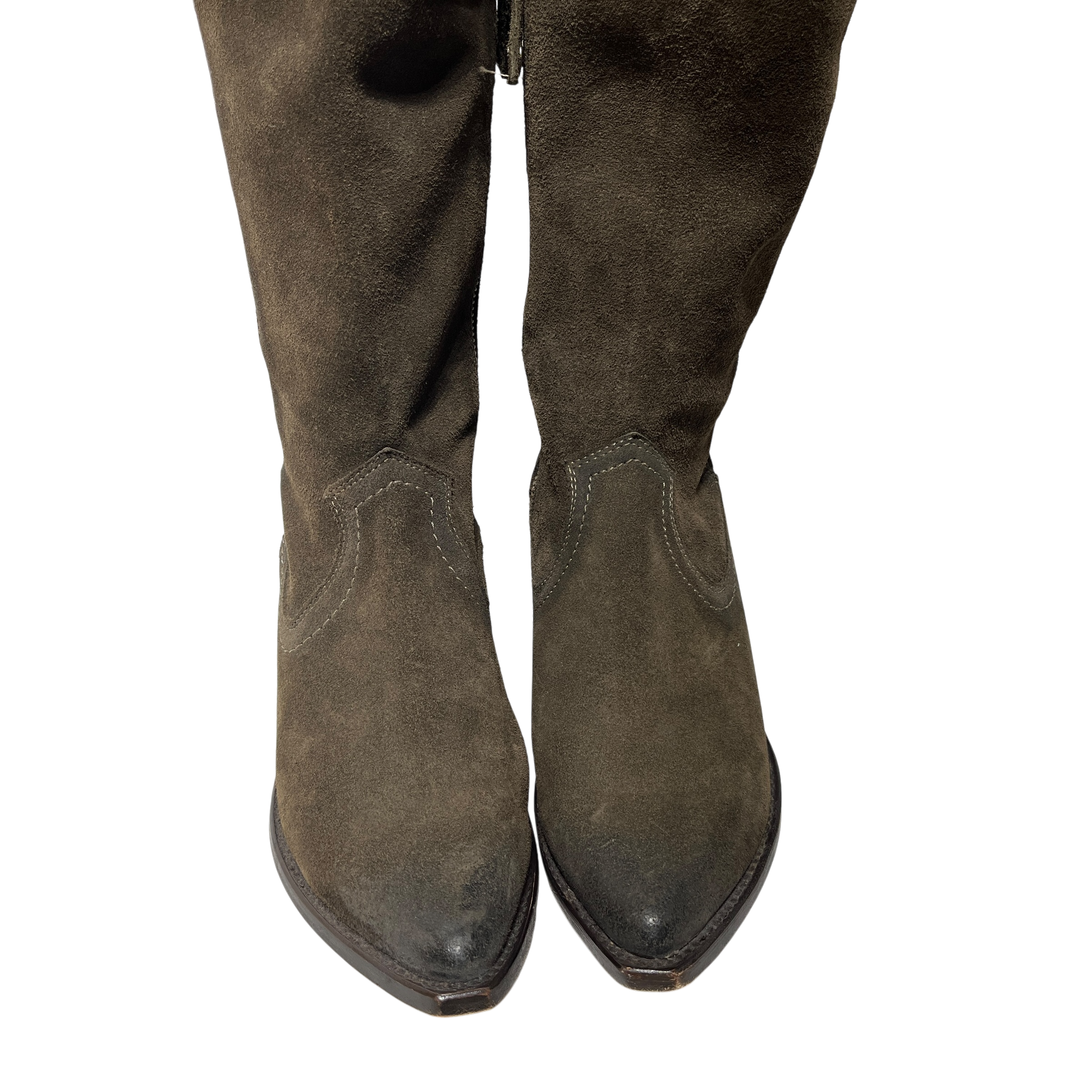 FRYE/Long Boots/US 8/Suede/BRW/sacha view 5