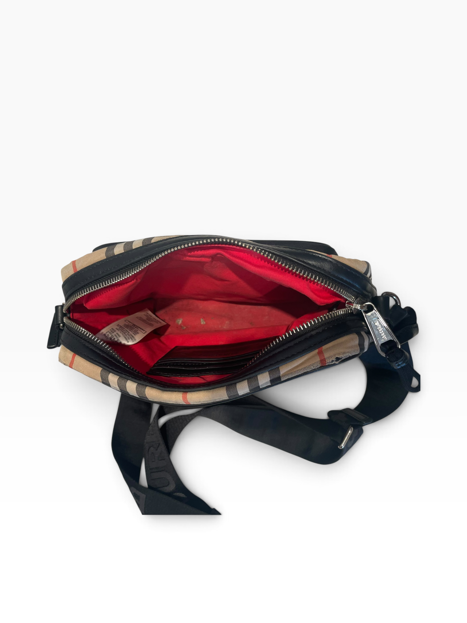 BURBERRY/Cross Body Bag/Plaid/Nylon/BEG/paddy vintage check view 5