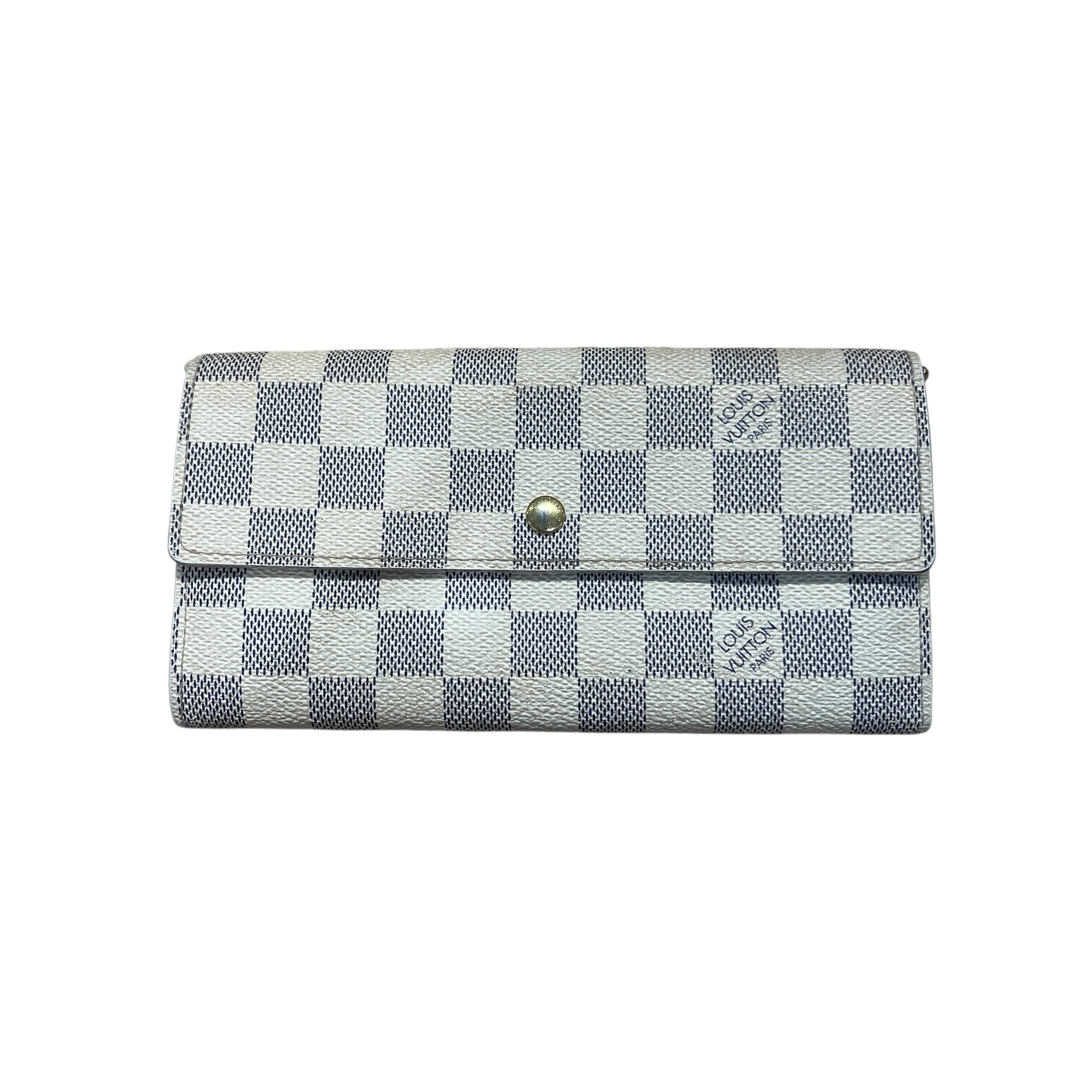 LOUIS VUITTON/Long Wallet/All Over Print/Leather/CRM/L's/Damien Azur Sarah Wallet view 1