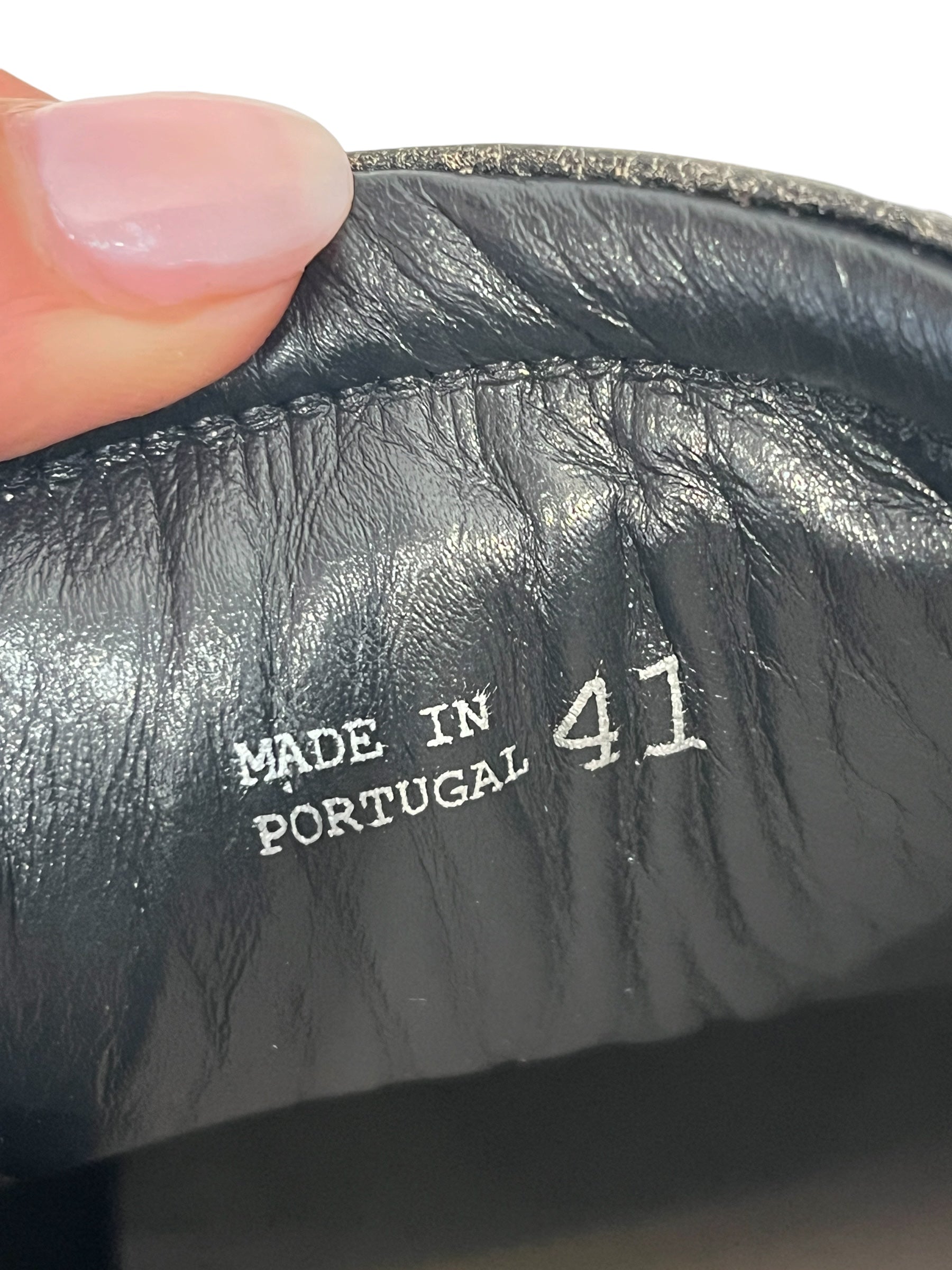 SIMONE ROCHA/Low-Sneakers/EU 41/Border/Leather/BLK/ view 4