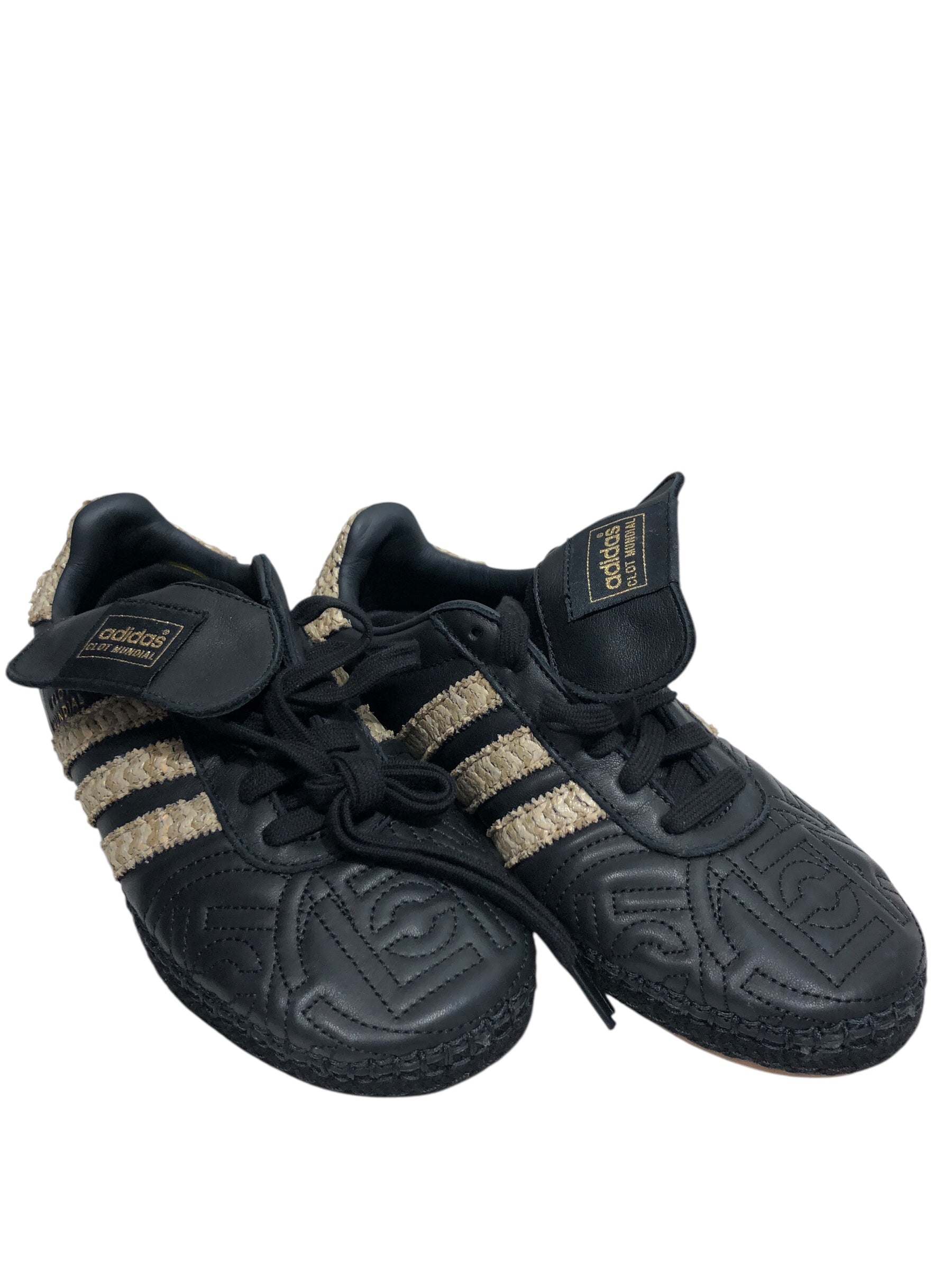 adidas/Low-Sneakers/US 6/Leather/BLK/CLOT MUNDIAL view 2