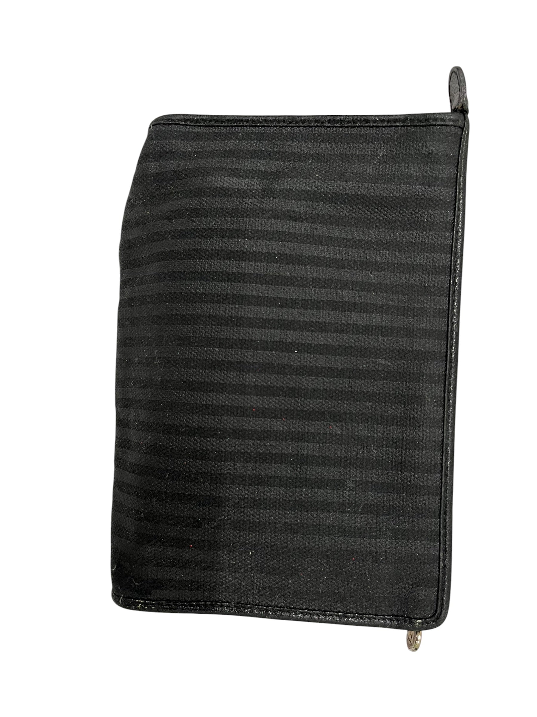 FENDI/Pouch/Stripe/Nylon/BLK/SMALL ZIP POUCH LTHR STRIPE view 9