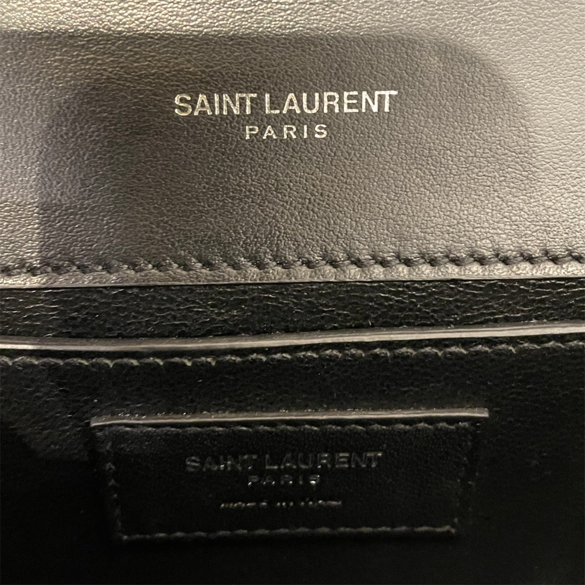SAINT LAURENT/Cross Body Bag/Leather/BLK/BABYLONE CROSSBODY view 3