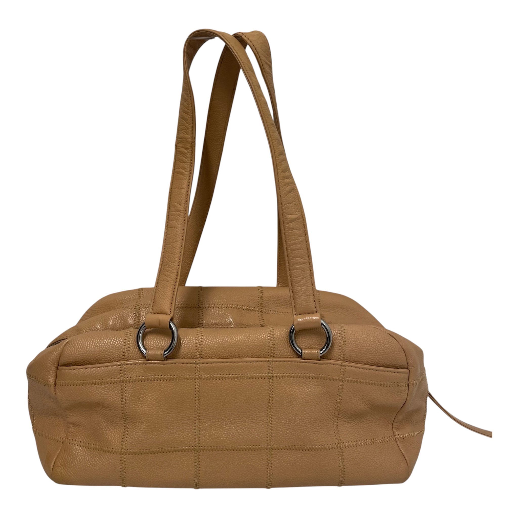 CHANEL/Tote Bag/Leather/BEG/RECTANGLESTITCH view 2