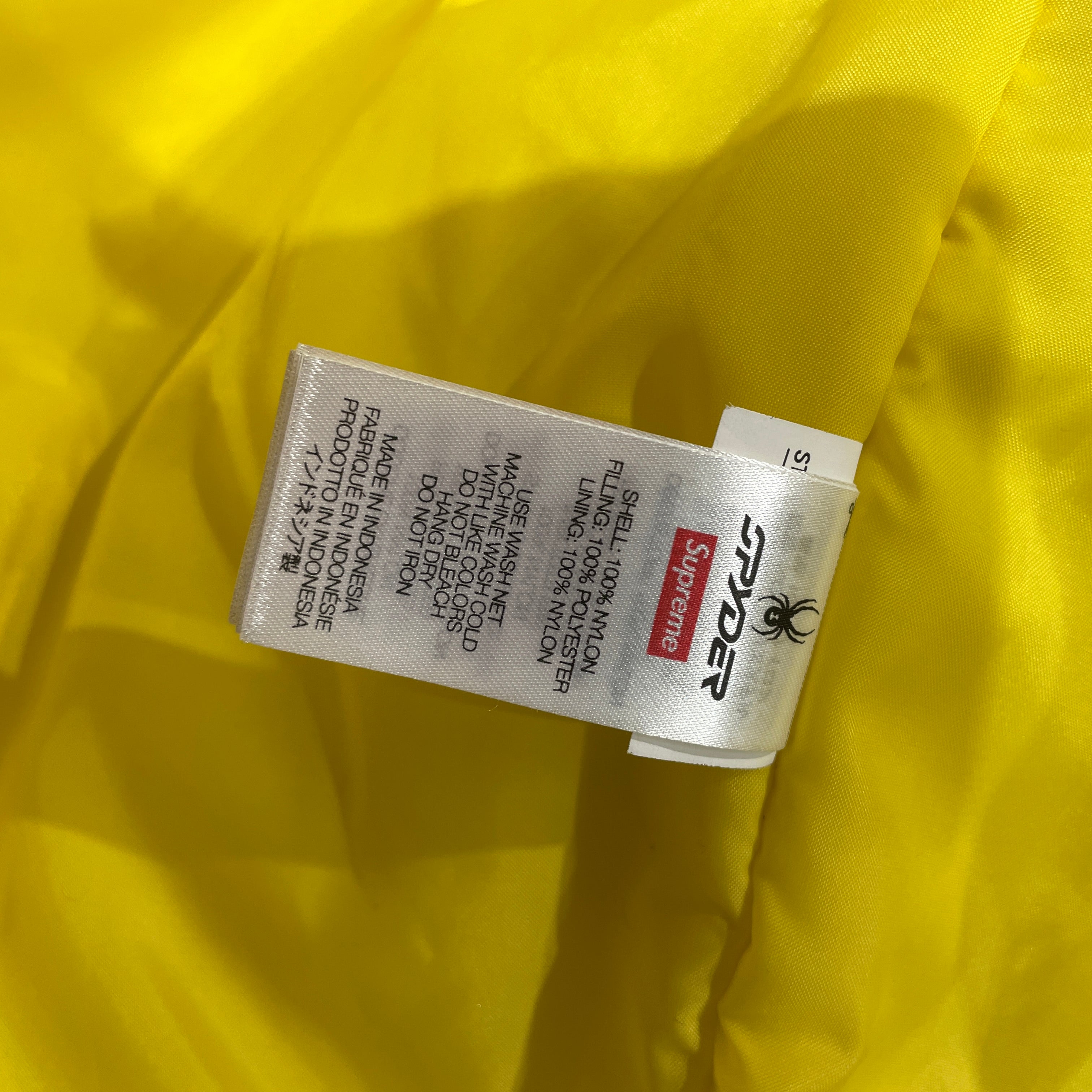Supreme/SPYDER/Puffer Jkt/S/Nylon/YEL/technical jacket FW24 view 4