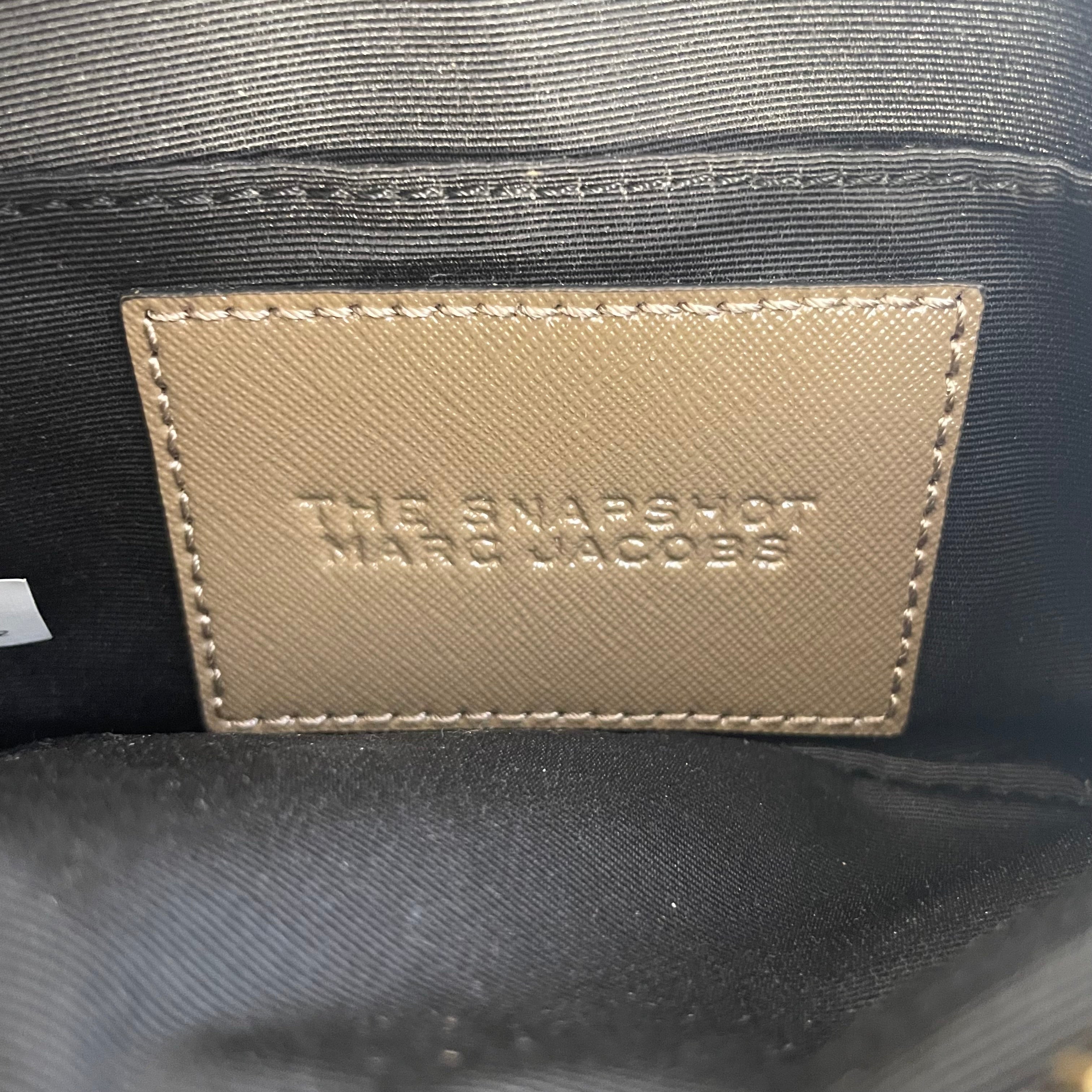 MARC JACOBS/Cross Body Bag/MLT/THESNAPSHOT/WHT/BRWN/GLD view 3