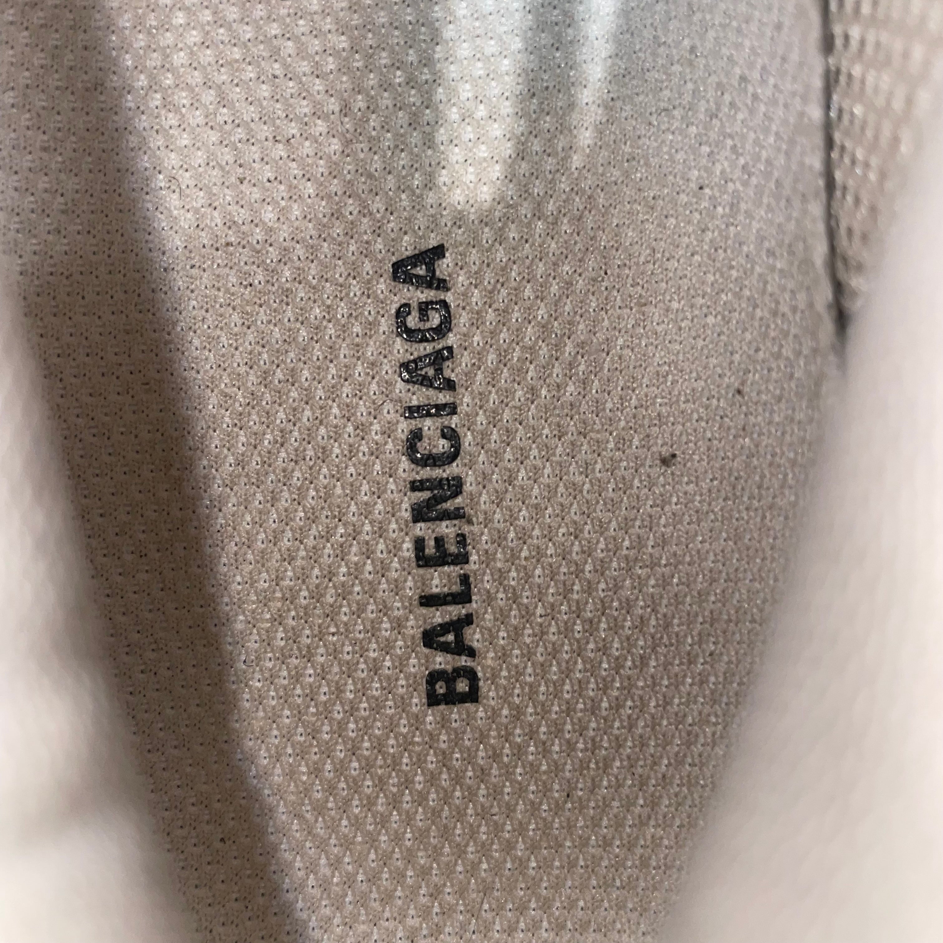 BALENCIAGA/Low-Sneakers/EU 39/Cotton/WHT/clear sole view 3
