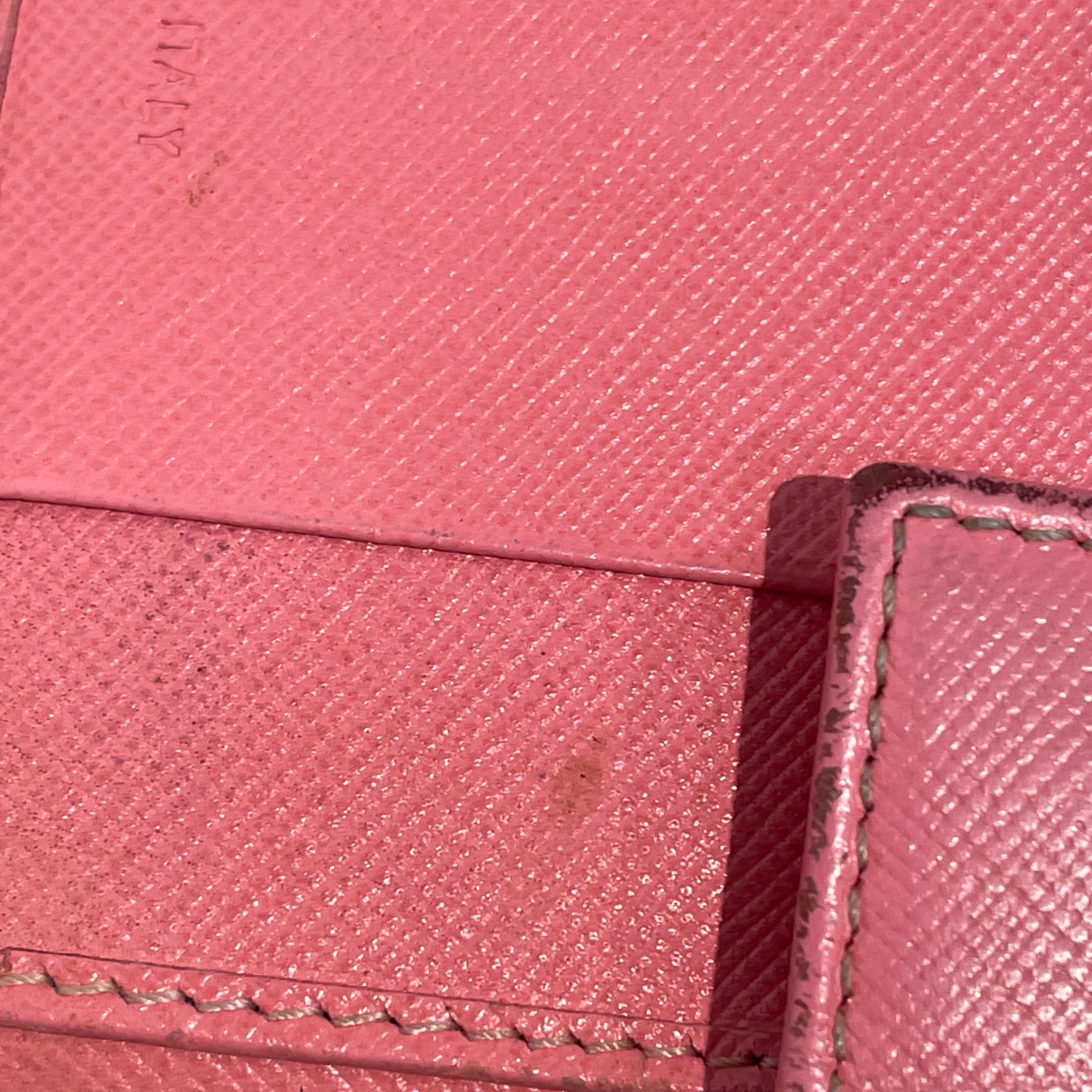 PRADA/Bifold Wallet/Pink/Leather/M523A view 7