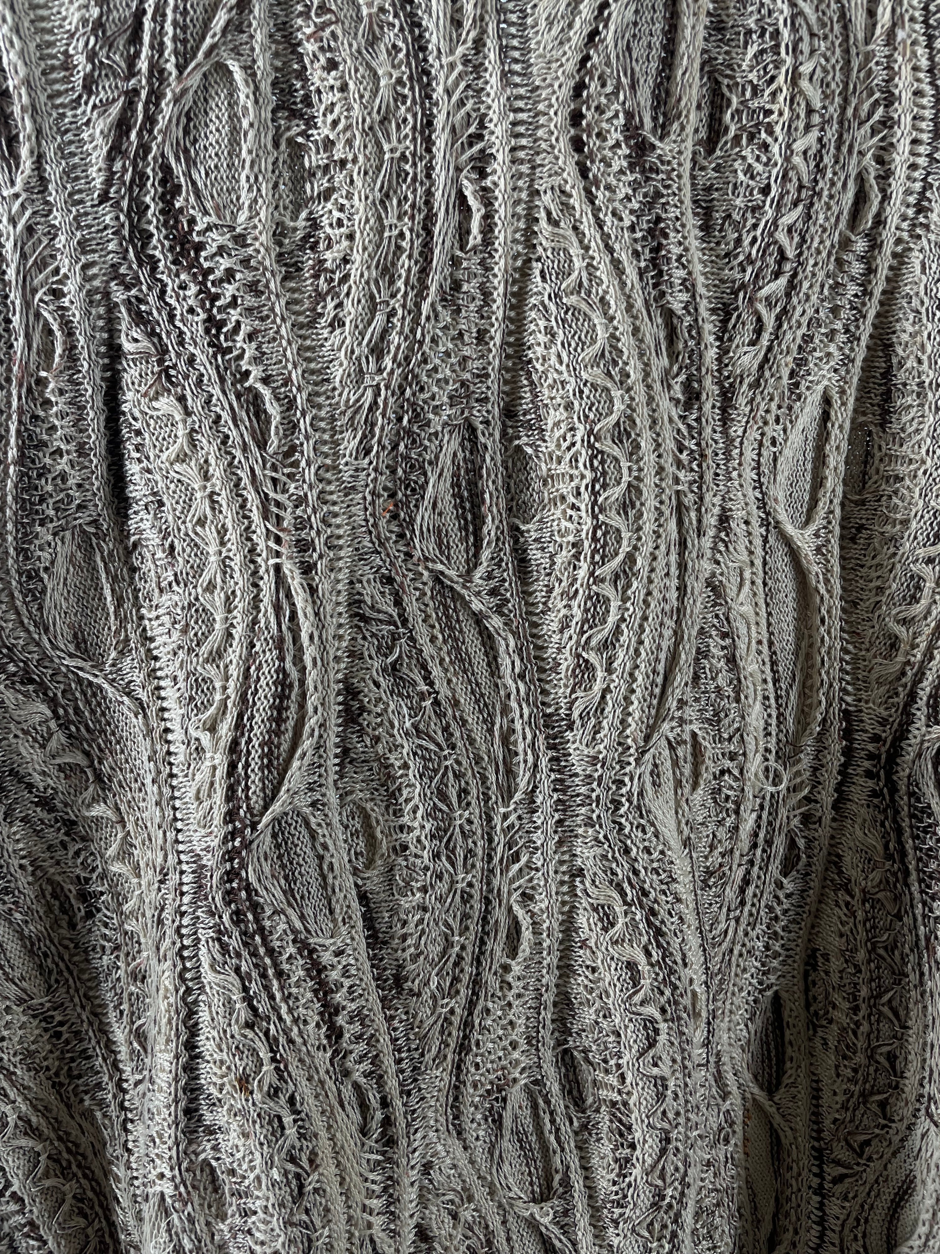 COOGI/Sweater/XXXL/All Over Print/Cotton/BEG/POLO KNIT view 3