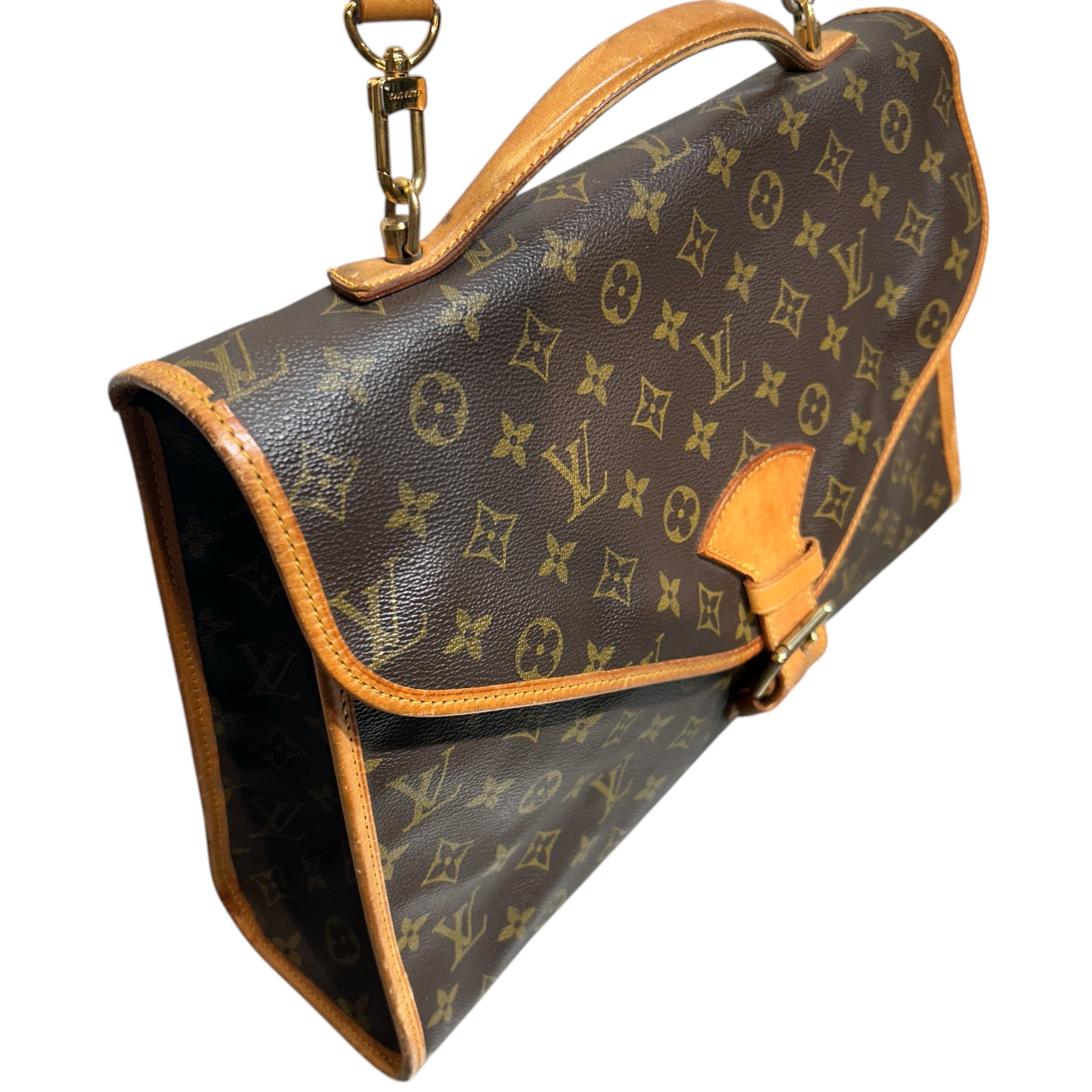 LOUIS VUITTON/Briefcase/Monogram/Leather/BRW/Beverly Crossbody Briefcase view 6